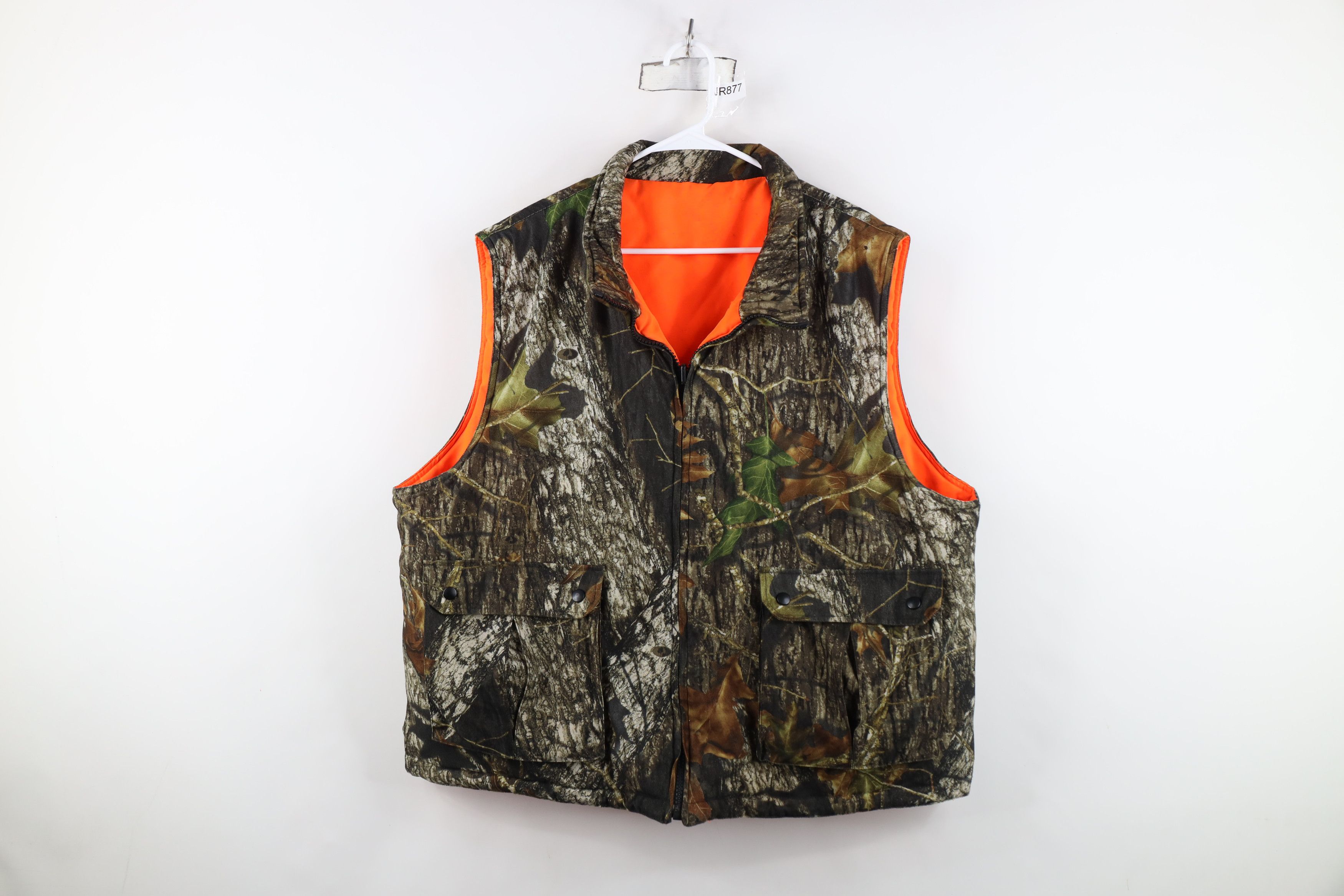 Vintage Vintage Streetwear Reversible Camouflage Puffer Vest Jacket Size US XXL / EU 58 / 5 - 1 Thumbnail