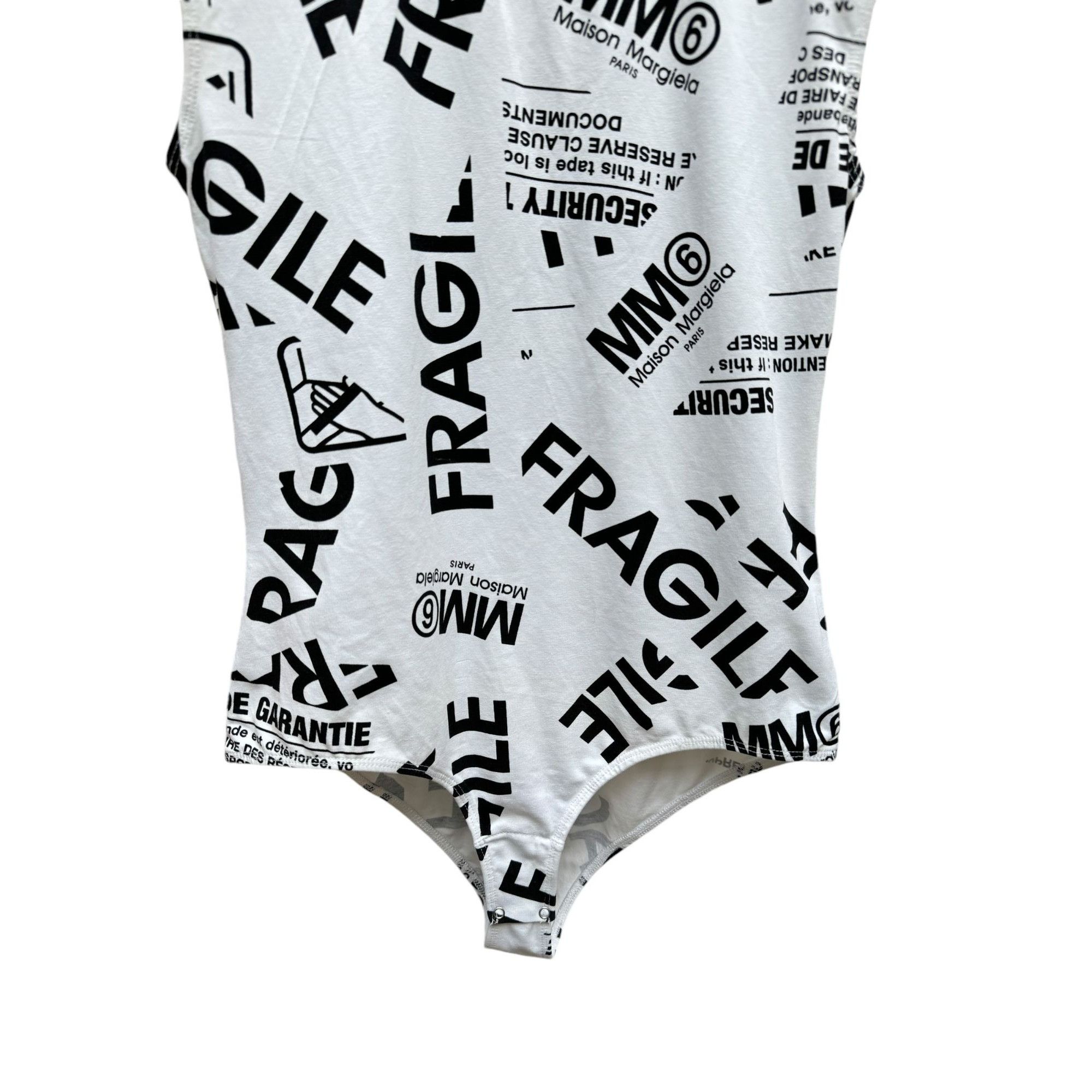 Maison Margiela Fragile nylon Bodysuit Size XS / US 0-2 / IT 36-38 - 4 Thumbnail