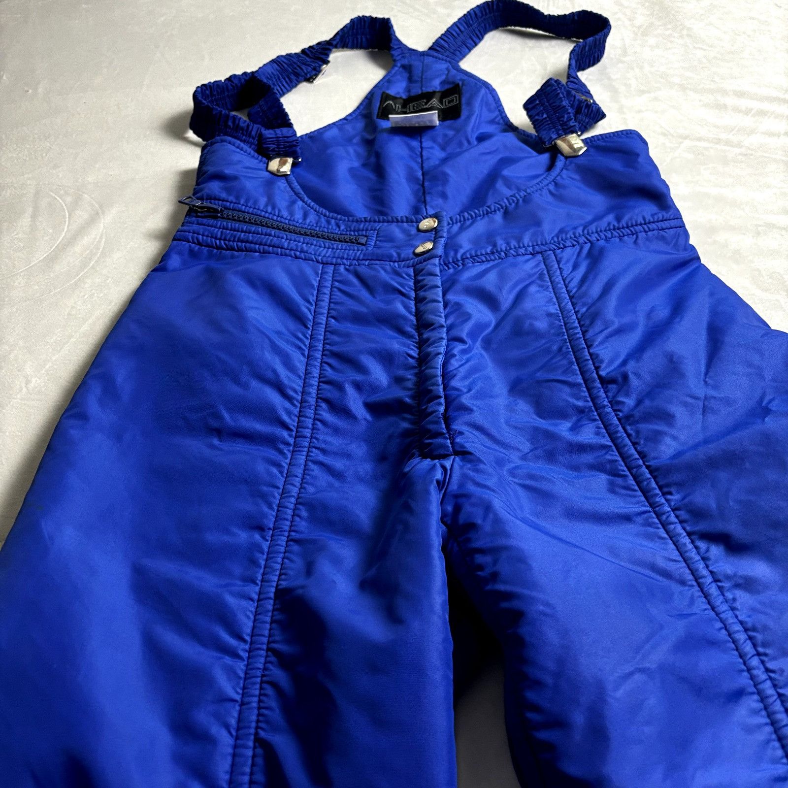 Other Head Blue Women's Ski Bibs Sz S-M Nylon Snow Pants Adjustabl Size US 26 / EU 42 - 15 Thumbnail