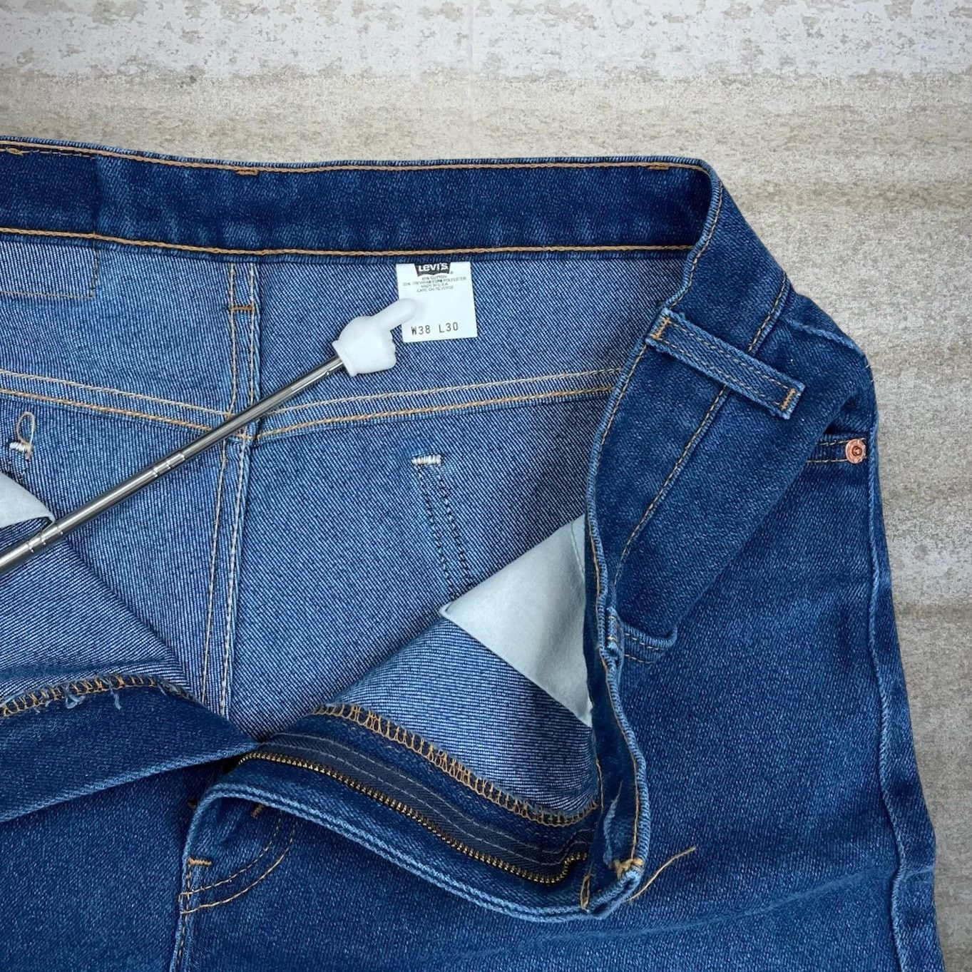 Levi's Vintage 90s Orange Tab Levis Jeans 38x30 Bootcut Dark Wash Size US 38 / EU 54 - 5 Thumbnail