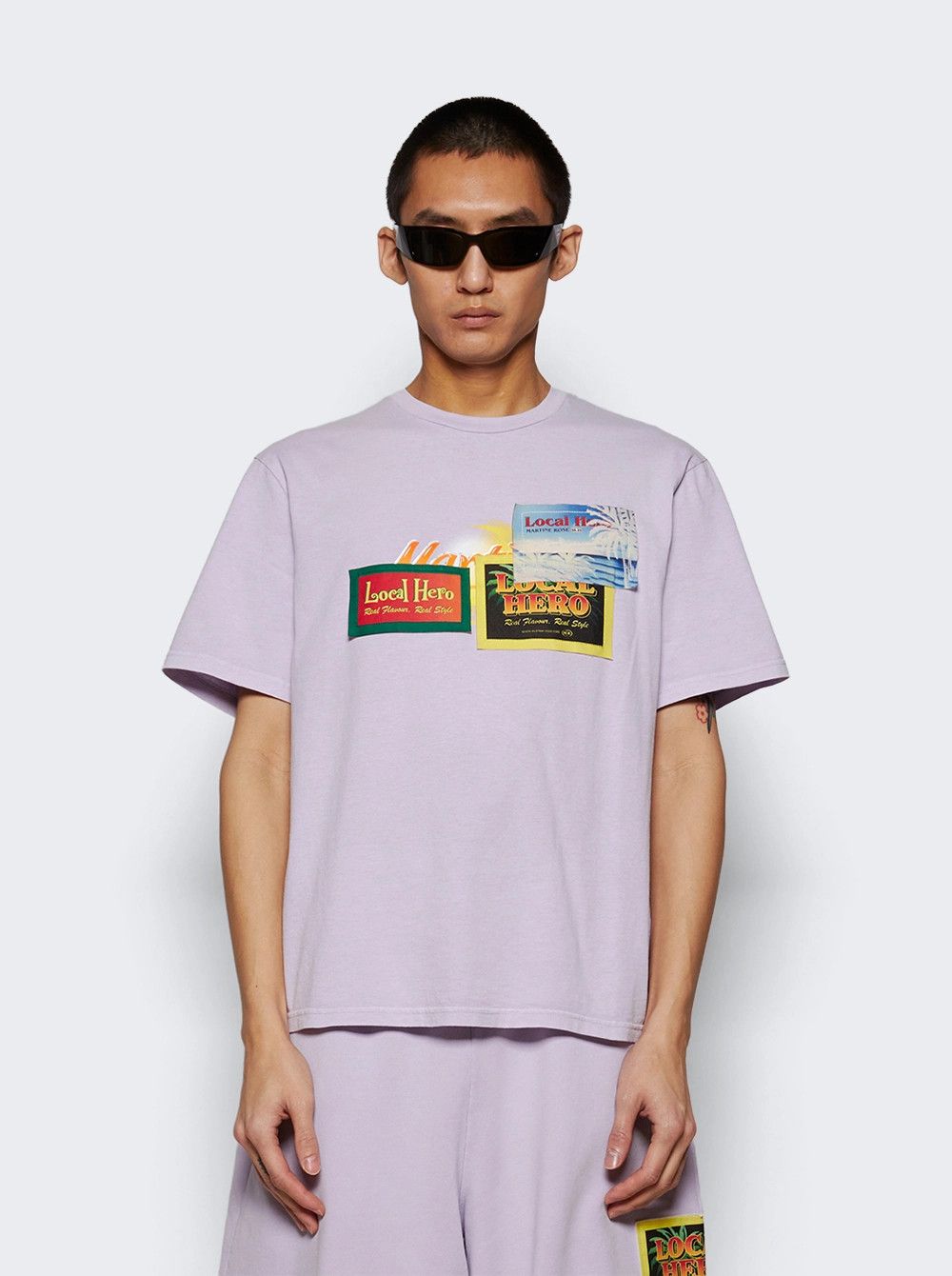 Martine Rose o1mle0226 Classic T-Shirt in Purple Size US XL / EU 56 / 4 - 2 Thumbnail