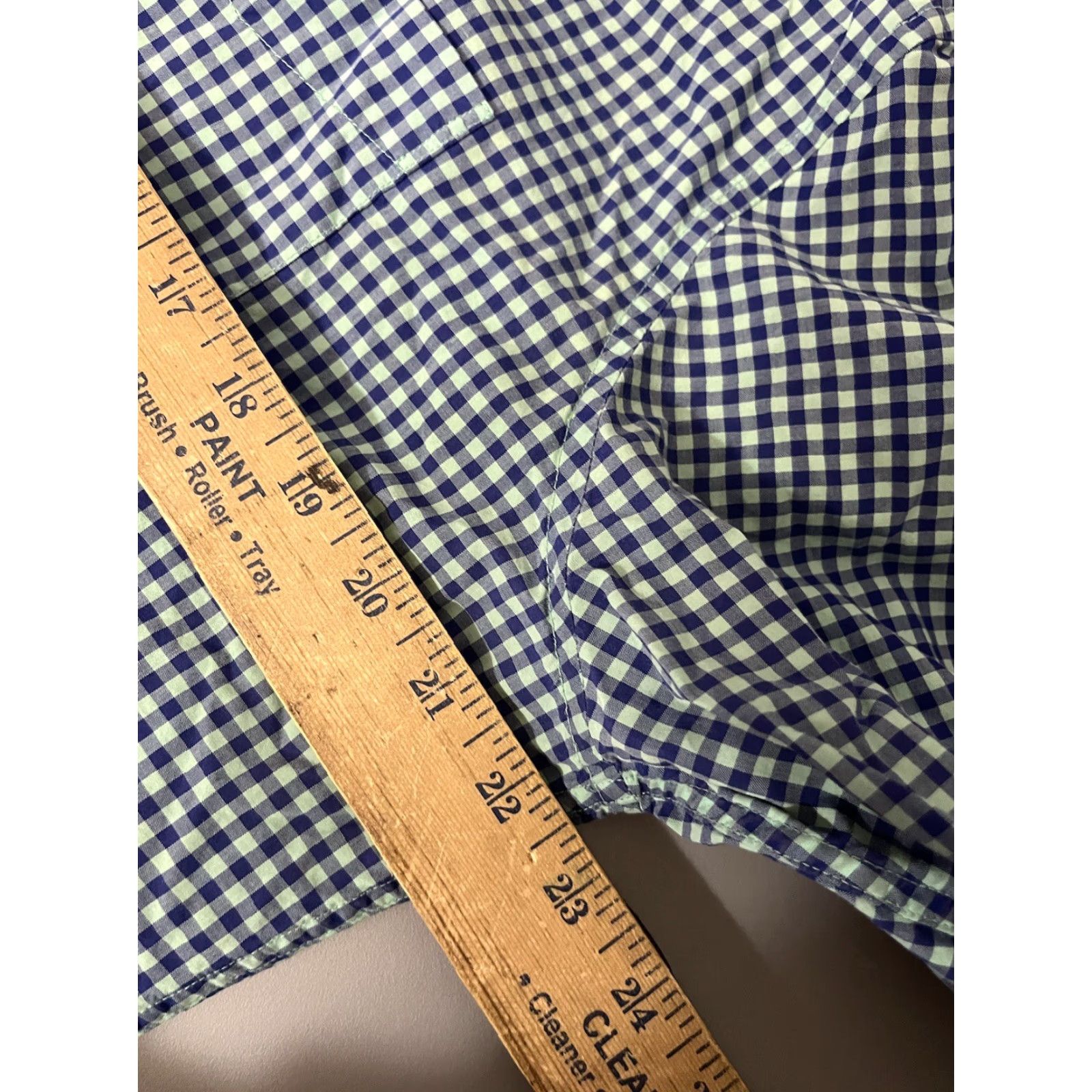 American Eagle Outfitters VINTAGE American Eagle Outfitters Button-Front Shirt Men Large Long Sleeve Blue Gingham Plaid Preppy Style 90s Mens Size US L / EU 52-54 / 3 - 5 Thumbnail