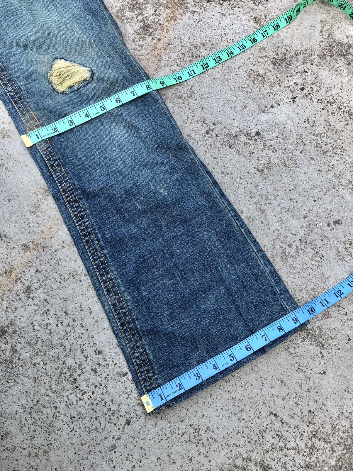 Japanese Brand FLARED VI'CAA WASHED BLUE DENIM Size 27" / US 4 / IT 40 - 6 Thumbnail