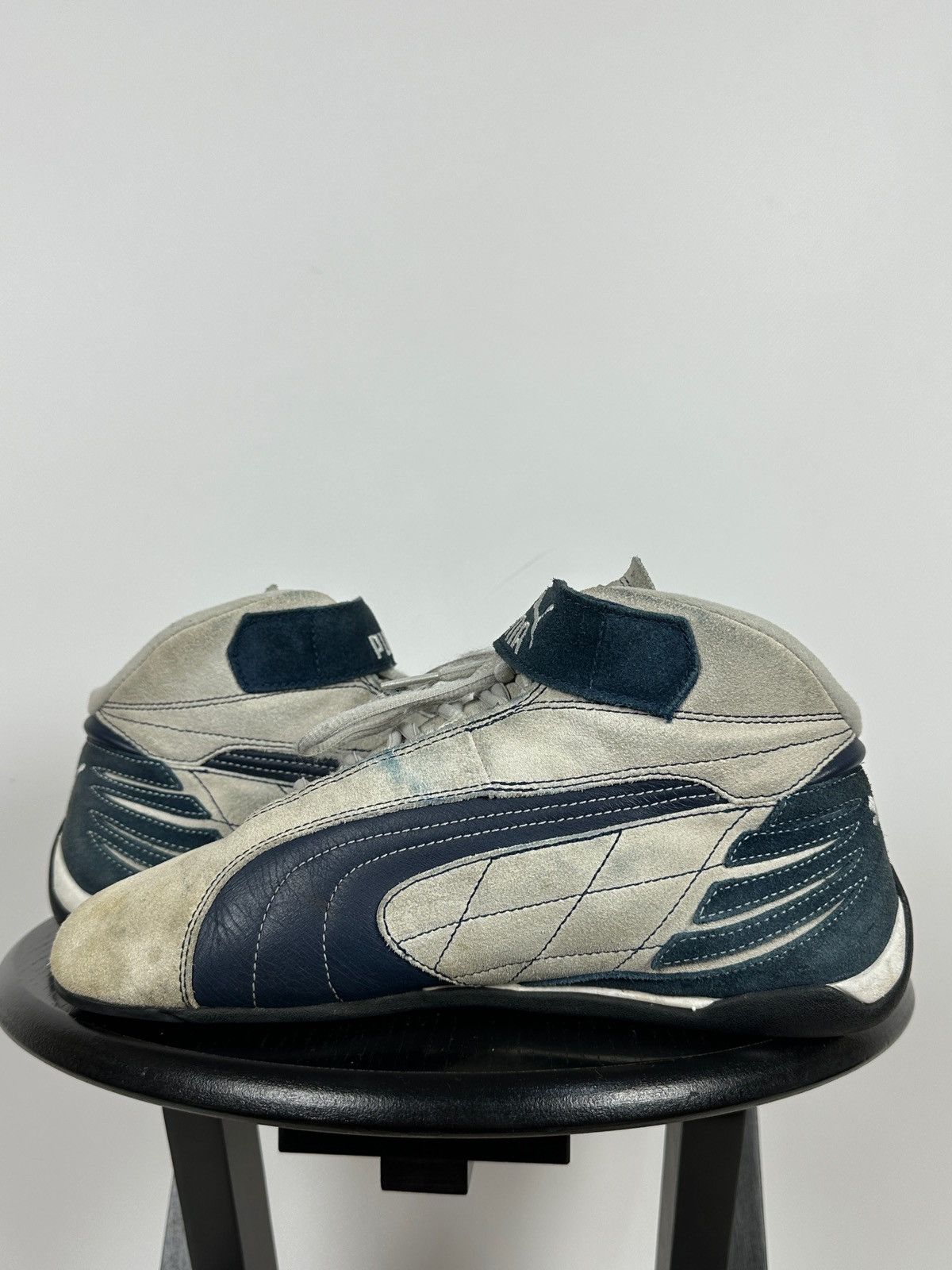 Puma Vintage Puma F1 Repli Cat Mid III SpeedCat Suede Sneakers Size US 7.5 / EU 40-41 - 10 Thumbnail