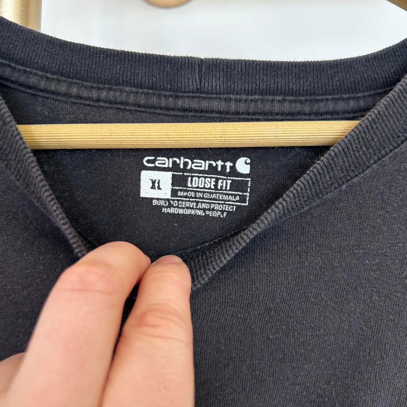 Carhartt Carhartt Back Hit Tee Black Grey Size US XL / EU 56 / 4 - 4 Thumbnail