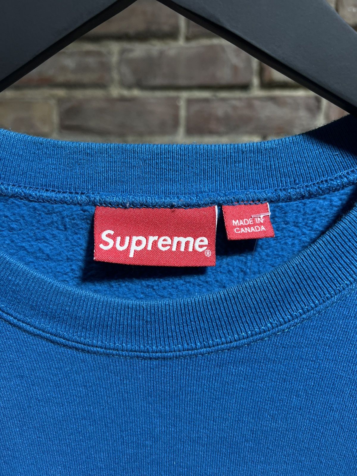 Supreme Supreme Side Logo Crewneck Sz. M Size US M / EU 48-50 / 2 - 3 Thumbnail