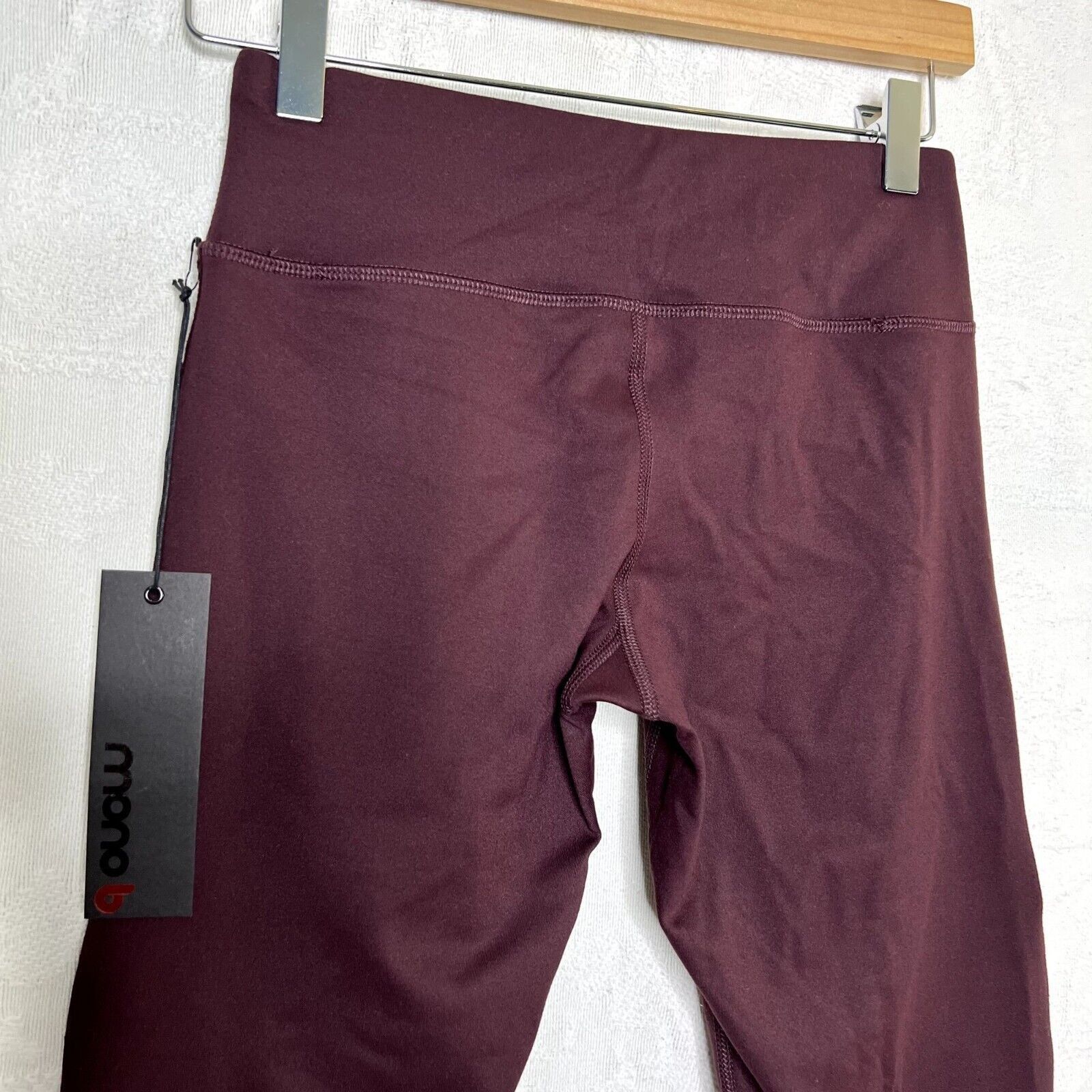Other Mono B Purple Moto Yoga Mesh Leggings Size 26" / US 2 / IT 38 - 4 Thumbnail