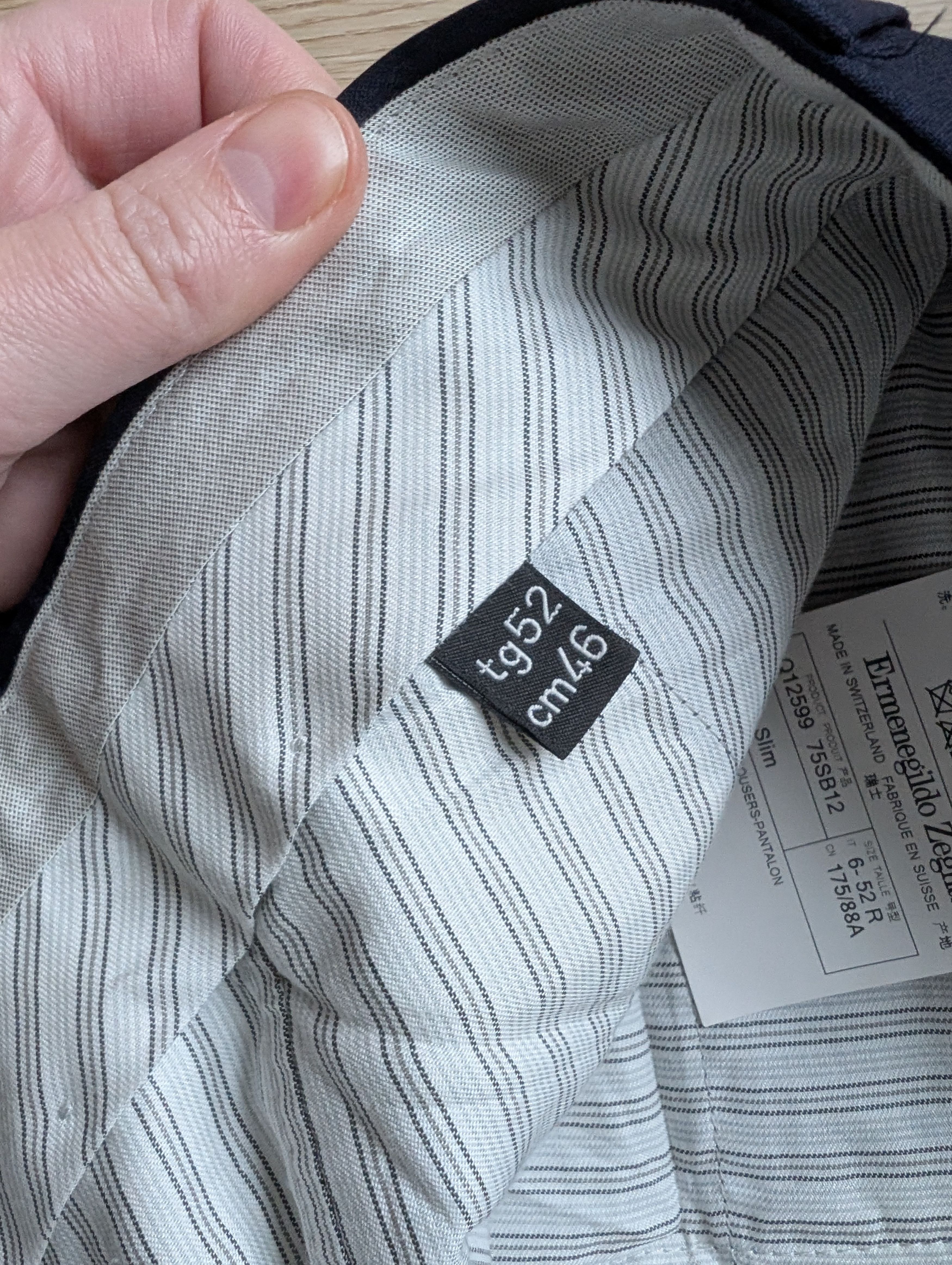 Ermenegildo Zegna Ermenegildo Zegna Wool Dress Pants Trouser Cool Effect 52 R Size US 36 / EU 52 - 5 Thumbnail