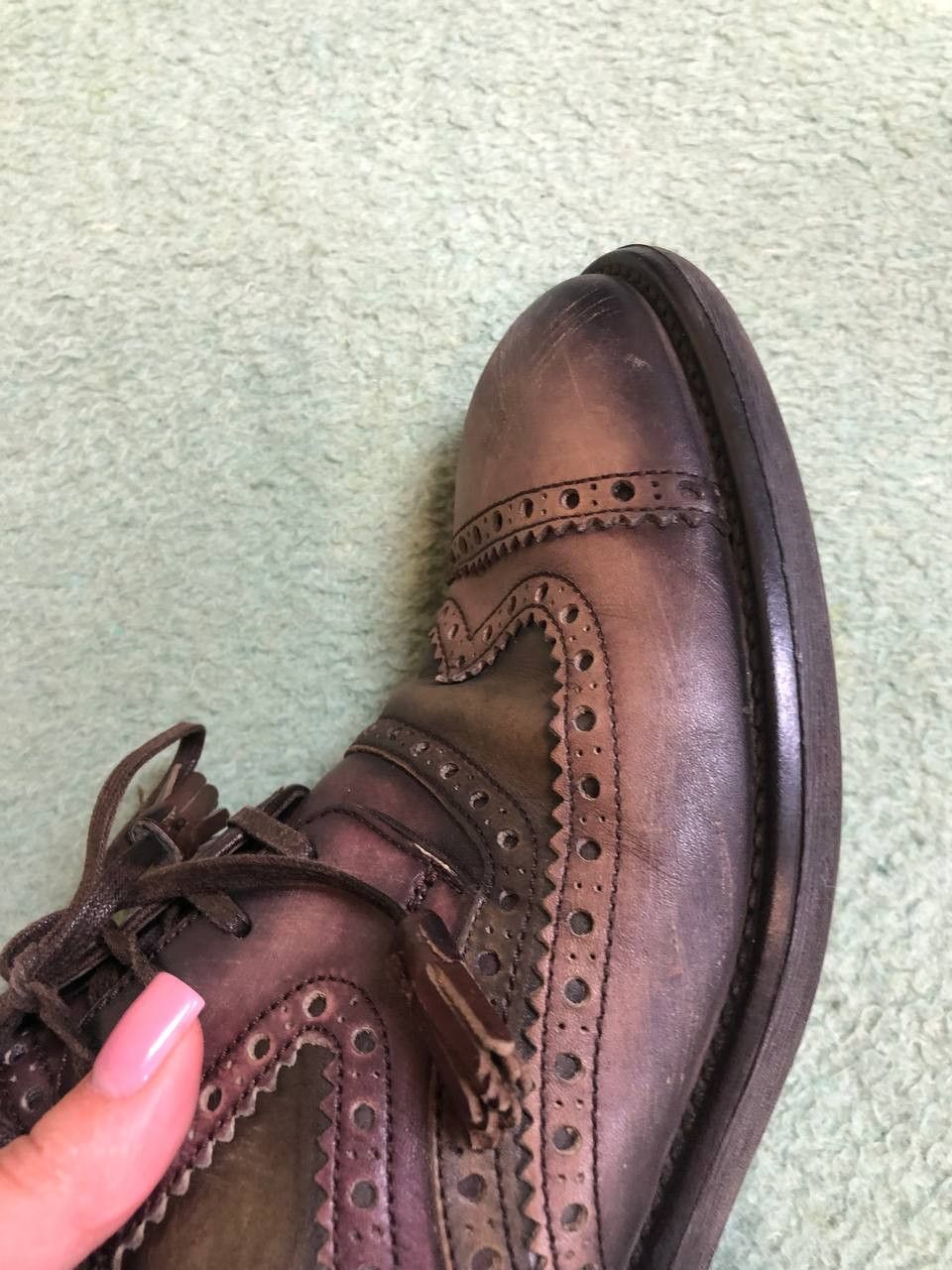 Dolce & Gabbana Vintage Dolce Gabbana Leather Oxford Shoes 5 Mens Size US 5 / EU 37 - 9 Thumbnail