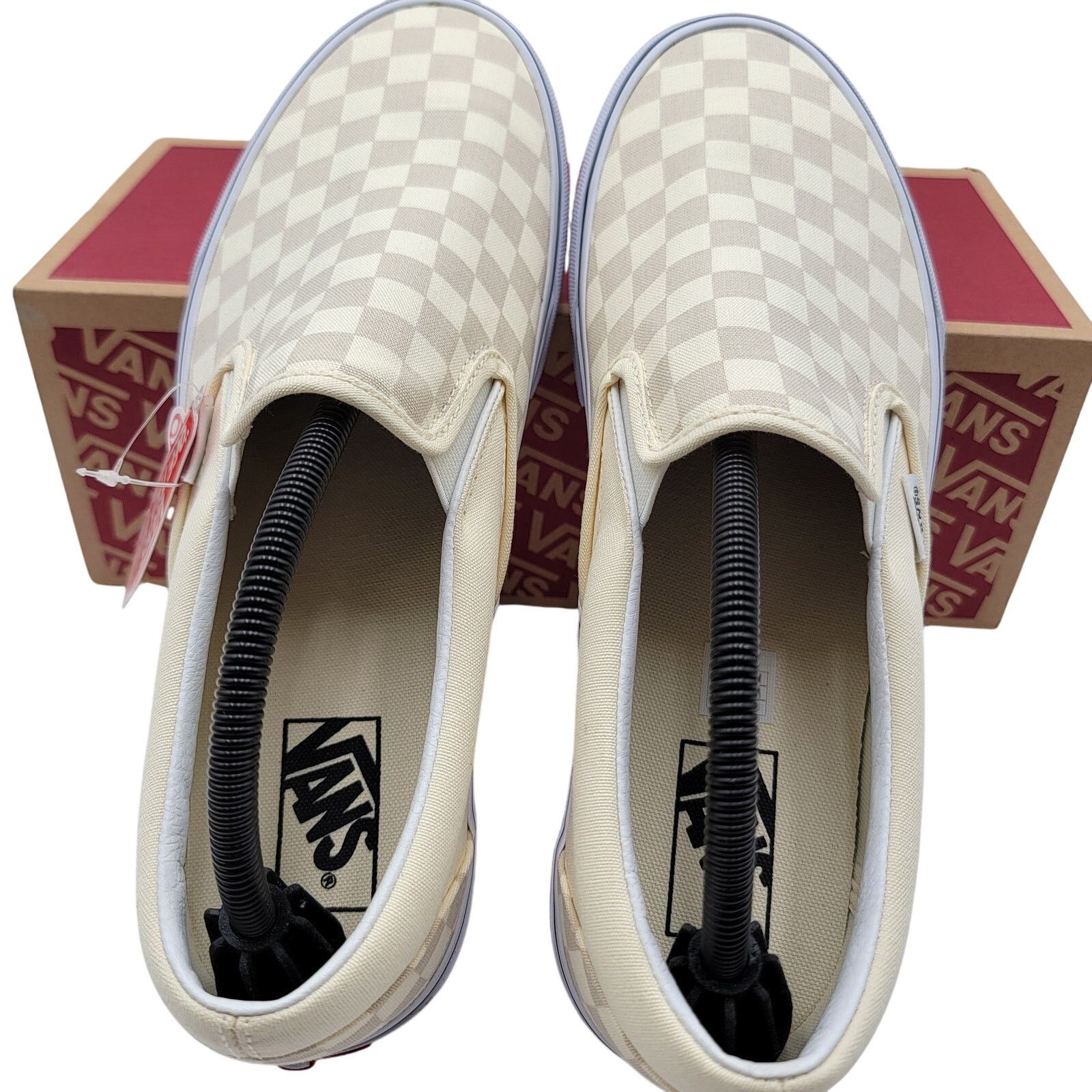 Vans Vans Classic Slip-On Checkerboard White - Men Size 10.5 NIB Size US 10.5 / EU 43-44 - 5 Thumbnail