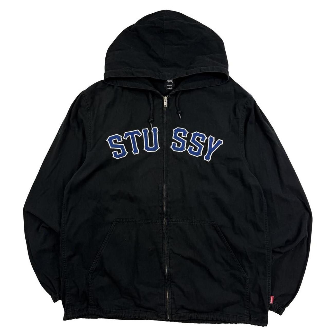 Stussy Vintage Stussy Cotton Jacket Black - Extra Large Size US XL / EU 56 / 4 - 1 Thumbnail