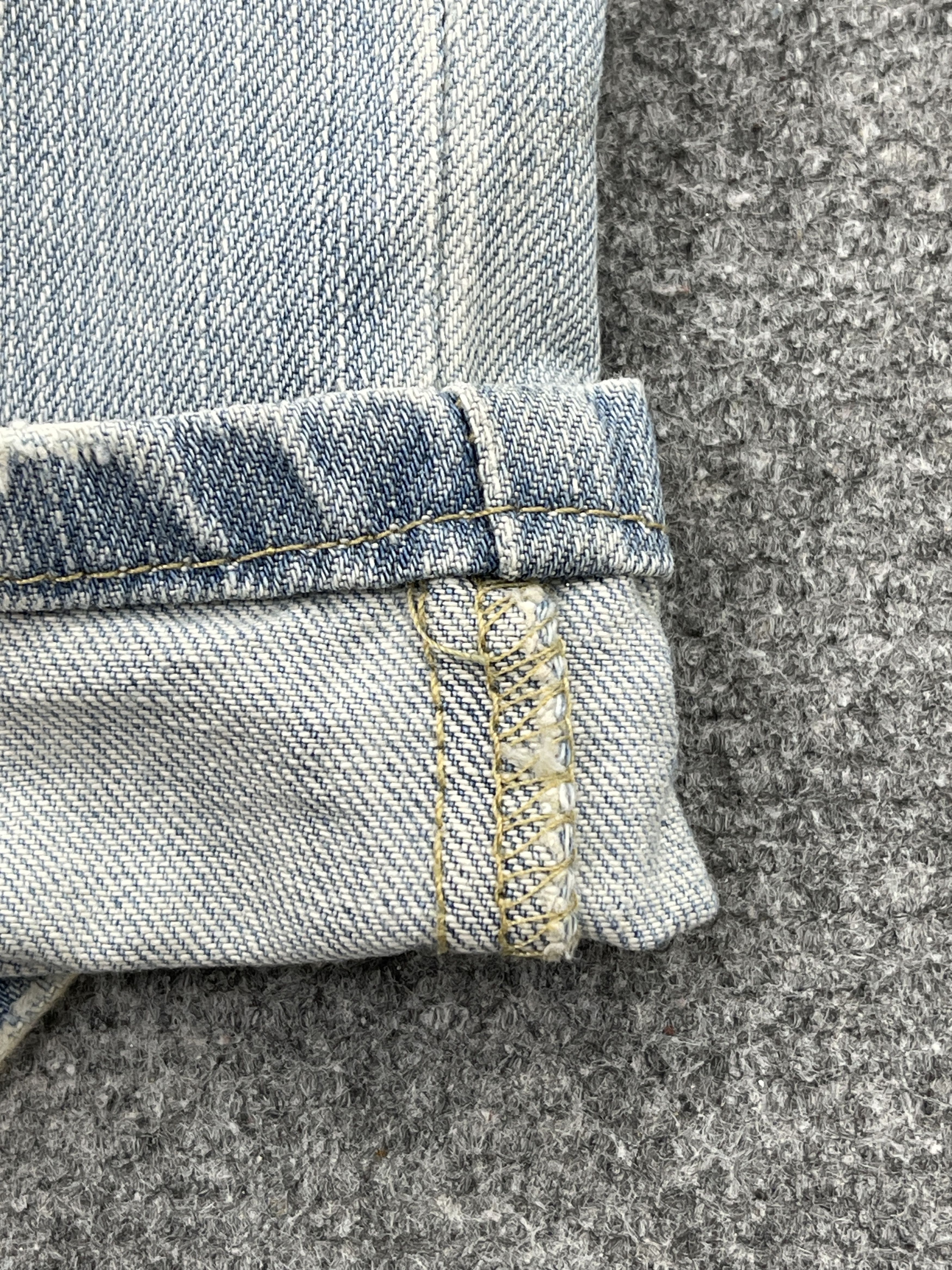 Levi's Vintage Levis 514 Slim Straight Light Wash Jeans DP2488 Size US 34 / EU 50 - 10 Thumbnail
