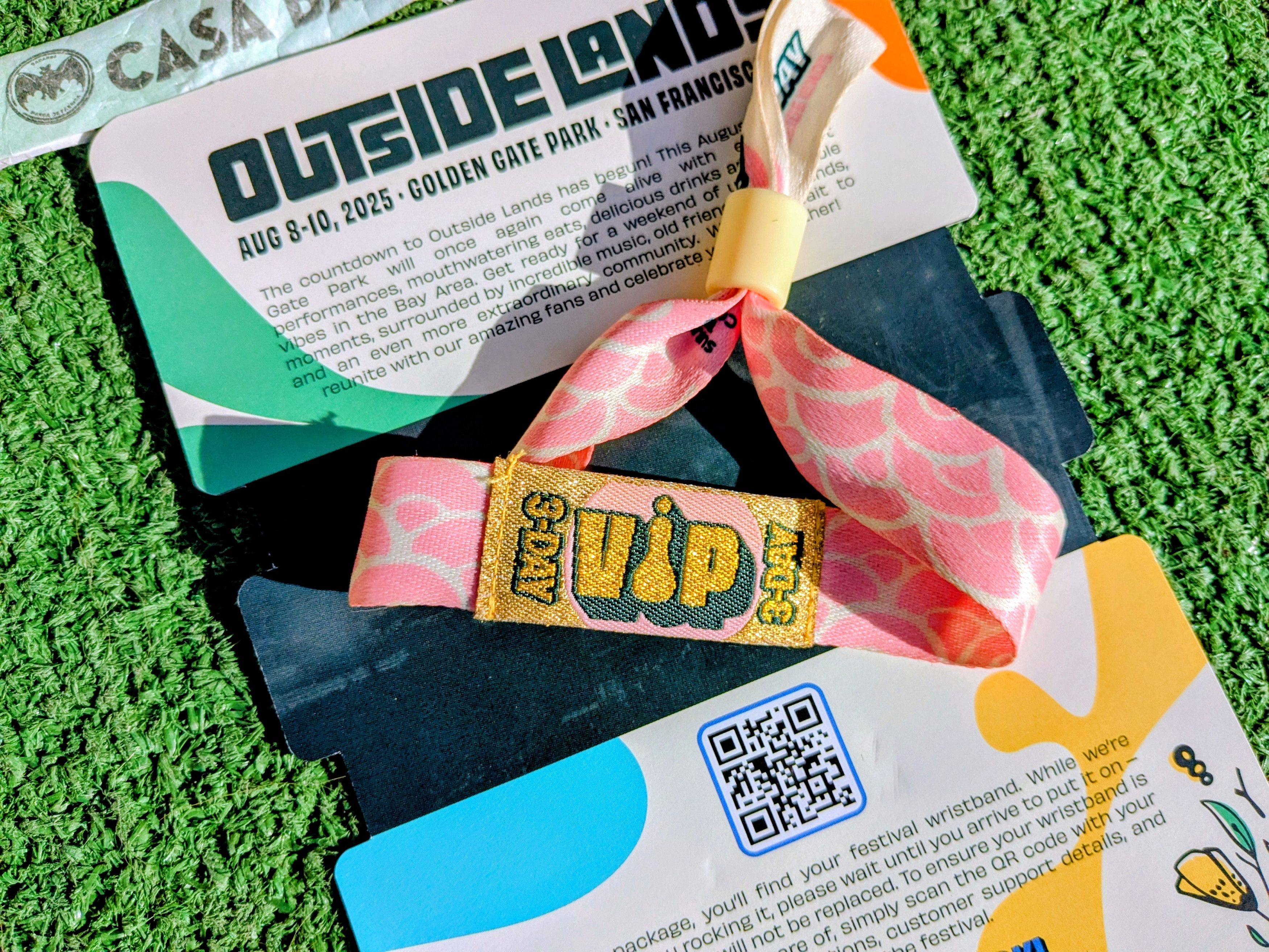 Other Outside Lands Festival 2025 Glitter VIP Wristband +Extras Size ONE SIZE - 2 Thumbnail