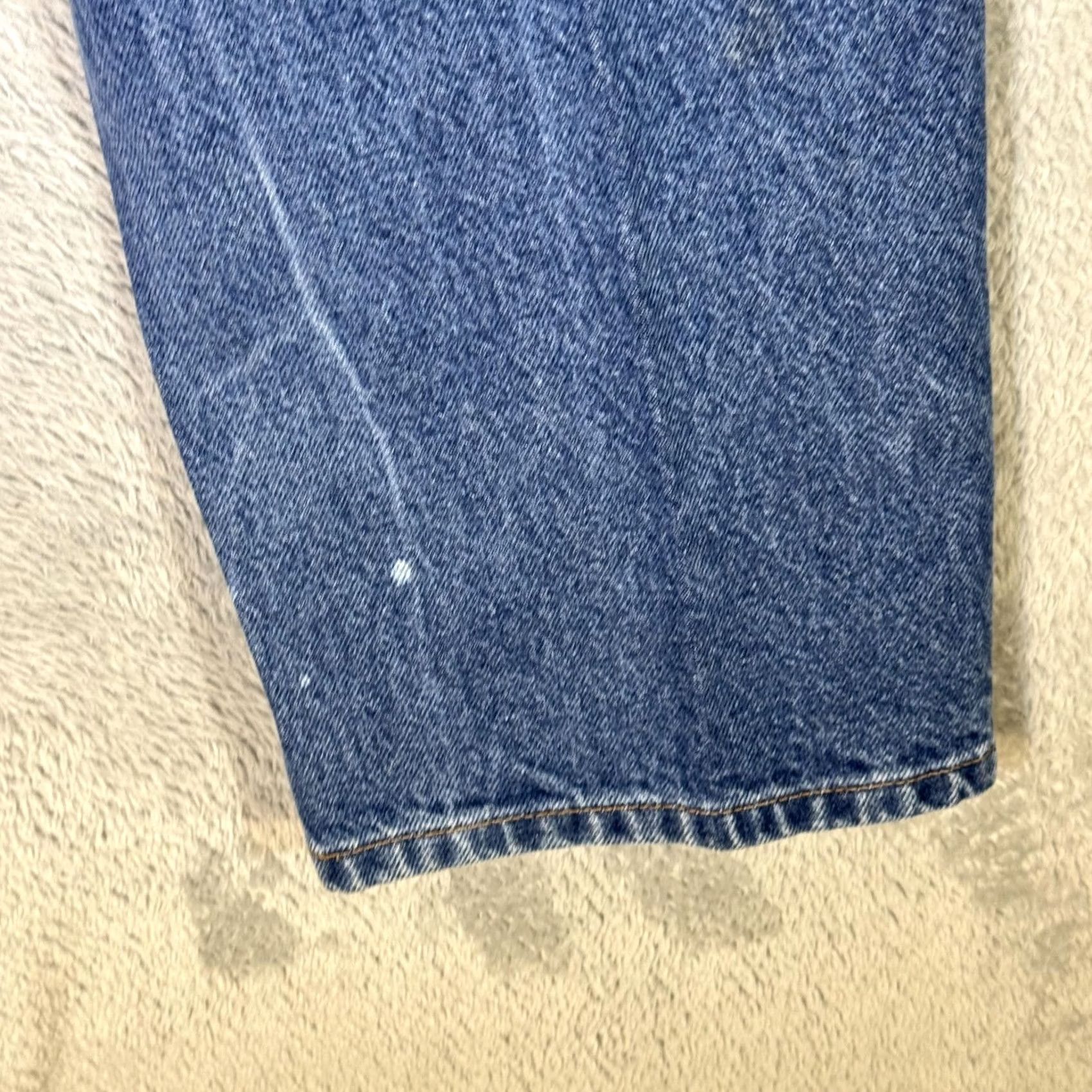 Carhartt Carhartt Jeans Mens 36x32 Blue Relaxed Fit Work Jeans Denim Pants 36x32 Mens Carhartt 382-83 Blue Denim Workwear jeans Size US 36 / EU 52 - 3 Thumbnail