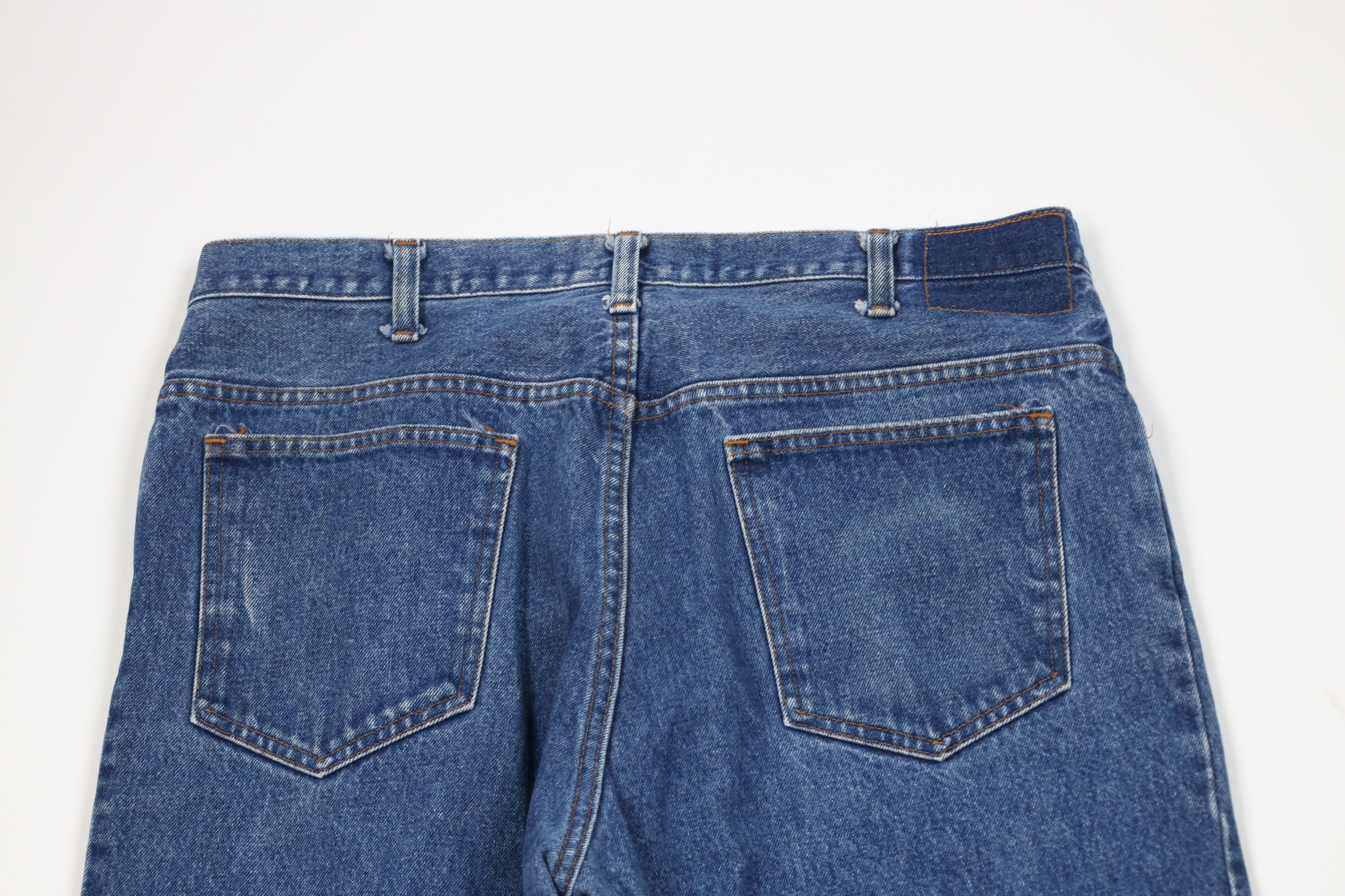 Vintage Vintage 70s Streetwear Flared Wide Leg Denim Jeans USA Size US 36 / EU 52 - 11 Thumbnail