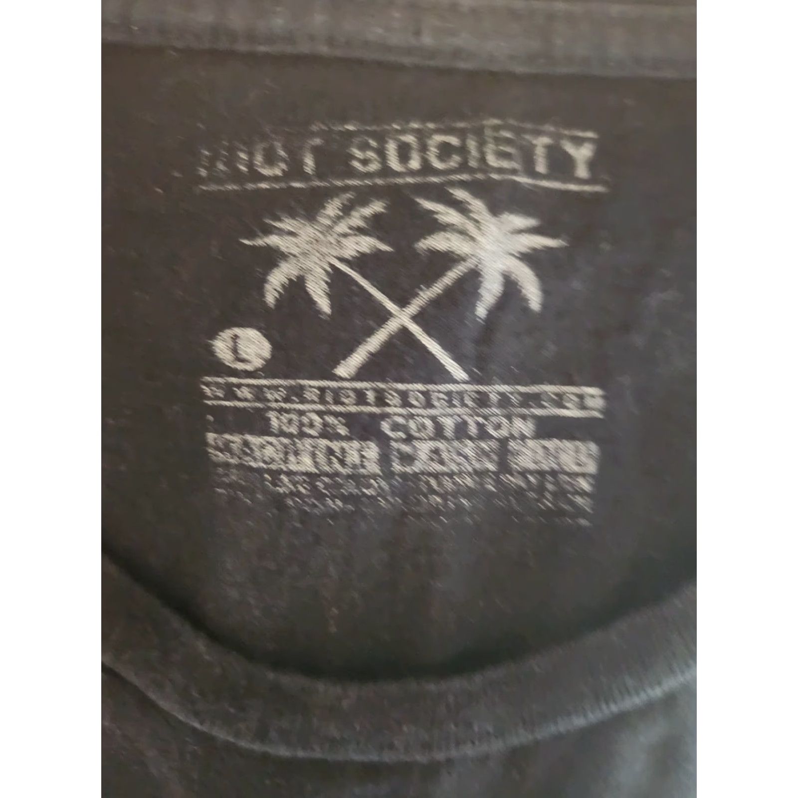 Vintage Riot Society Mens L Black T-Shirt Logo Leaf Bear W/Red Solo Cup Shirt Regular Adult Large Black Logo Mens Size US L / EU 52-54 / 3 - 3 Thumbnail
