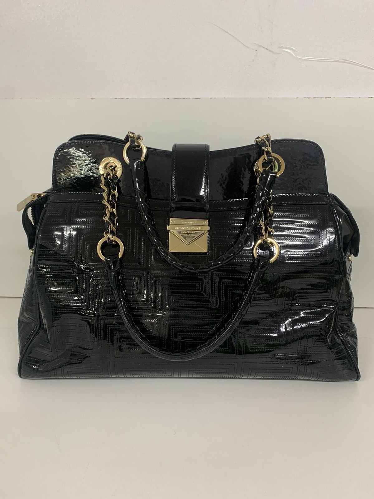 Versace Patent leather bag Versace Size ONE SIZE - 1 Thumbnail