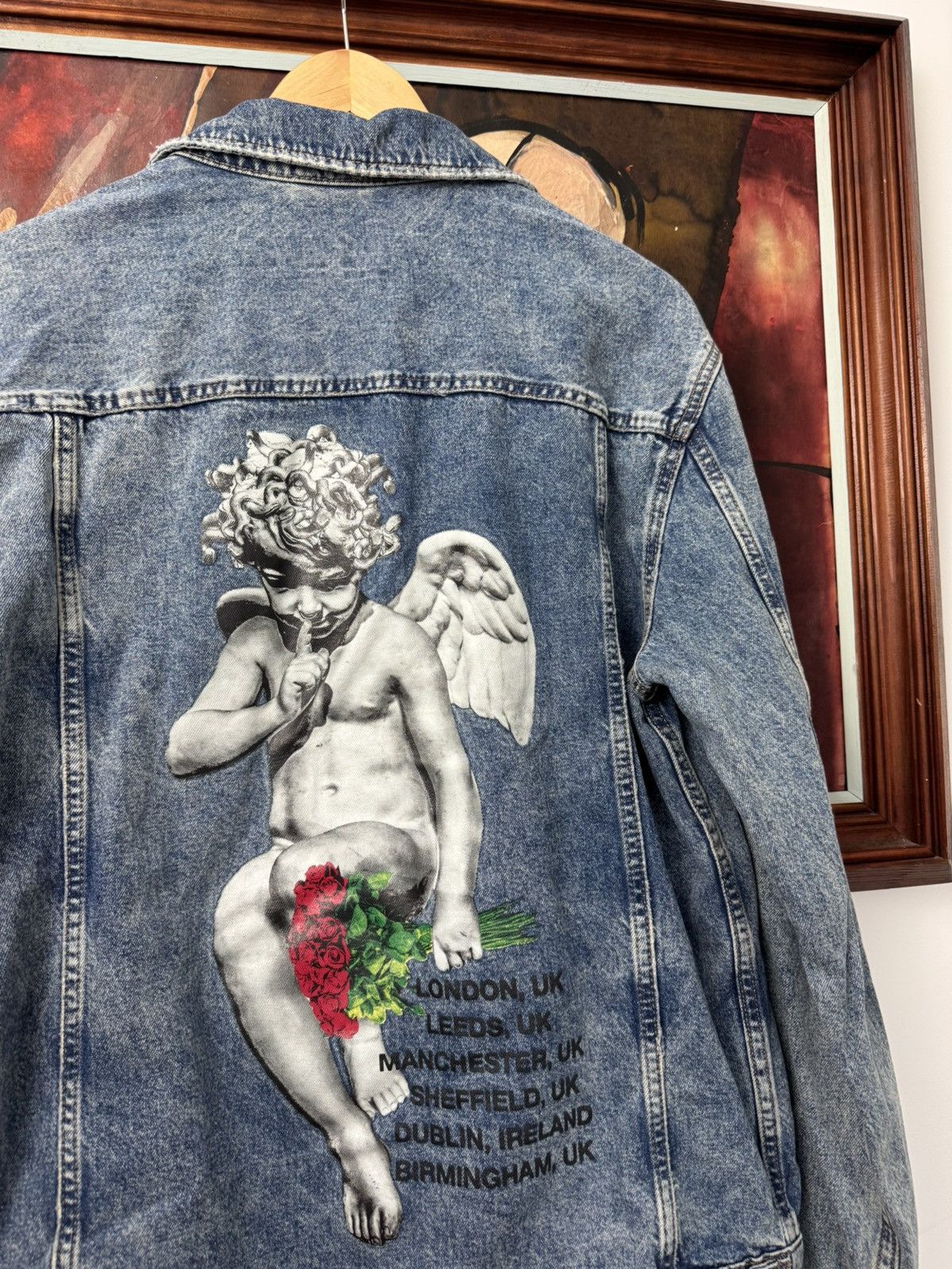 H&M × Young Thug Young Thug Denim Cherub YSL Limited Release H&M Jacket Rap Size US M / EU 48-50 / 2 - 4 Thumbnail