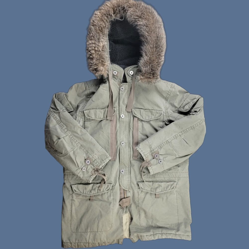 Gap VINTAGE Gap Coat Parka Mens Large Green Cold Weather Military Outdoor Vintage 2000's Size US L / EU 52-54 / 3 - 1 Thumbnail