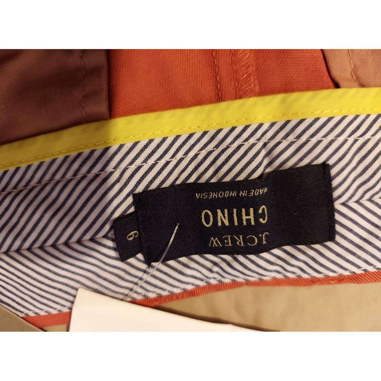 J.Crew Womens J.Crew Shorts Chino Cotton Orange 6 Chino Regular Size 6 Orange Womens Size 28" / US 6 / IT 42 - 3 Thumbnail