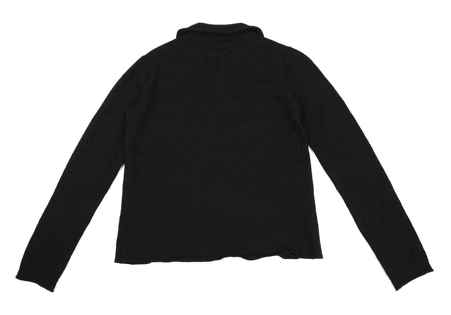 Jean Paul Gaultier Wool Collared Knit Sweater Black Size 48 Size US M / EU 48-50 / 2 - 9 Thumbnail