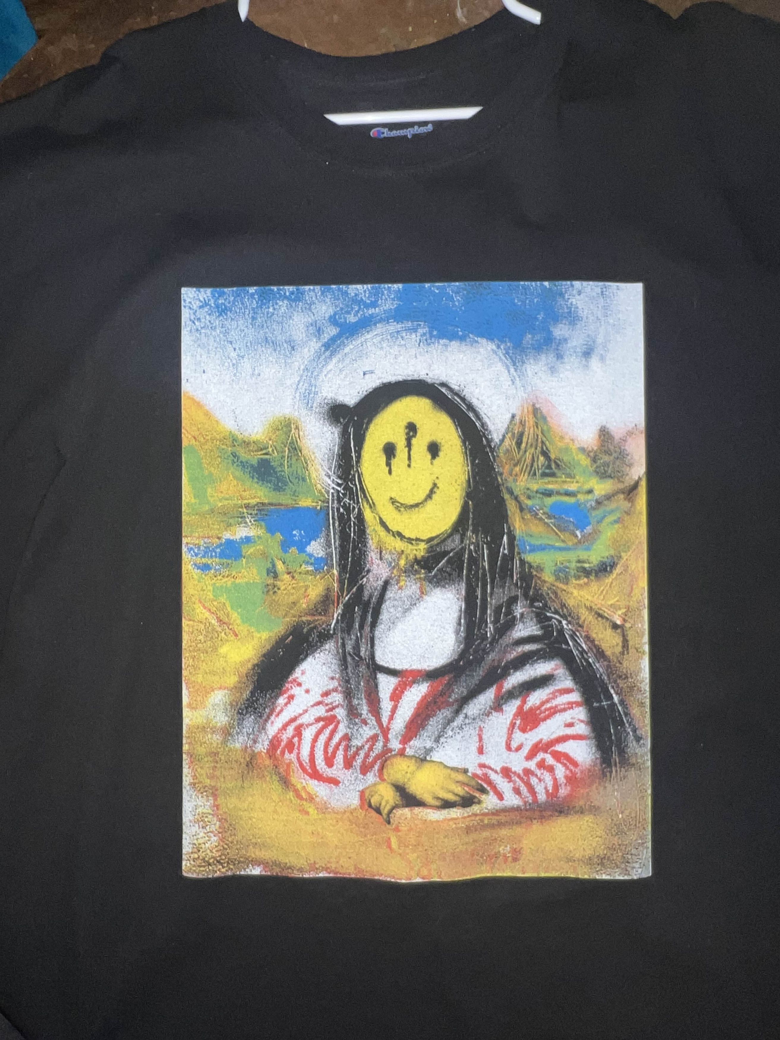 Pray for Paris mona sale lisa edition t-shirt