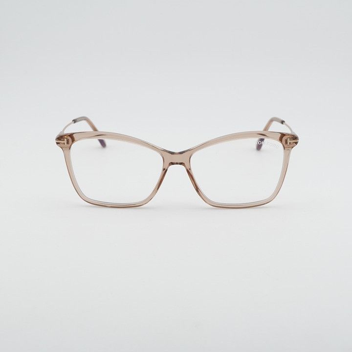 Tom Ford Tom Ford FT5687-B 045 Eyeglasses Shiny Light Brown 56mm Size ONE SIZE - 2 Thumbnail