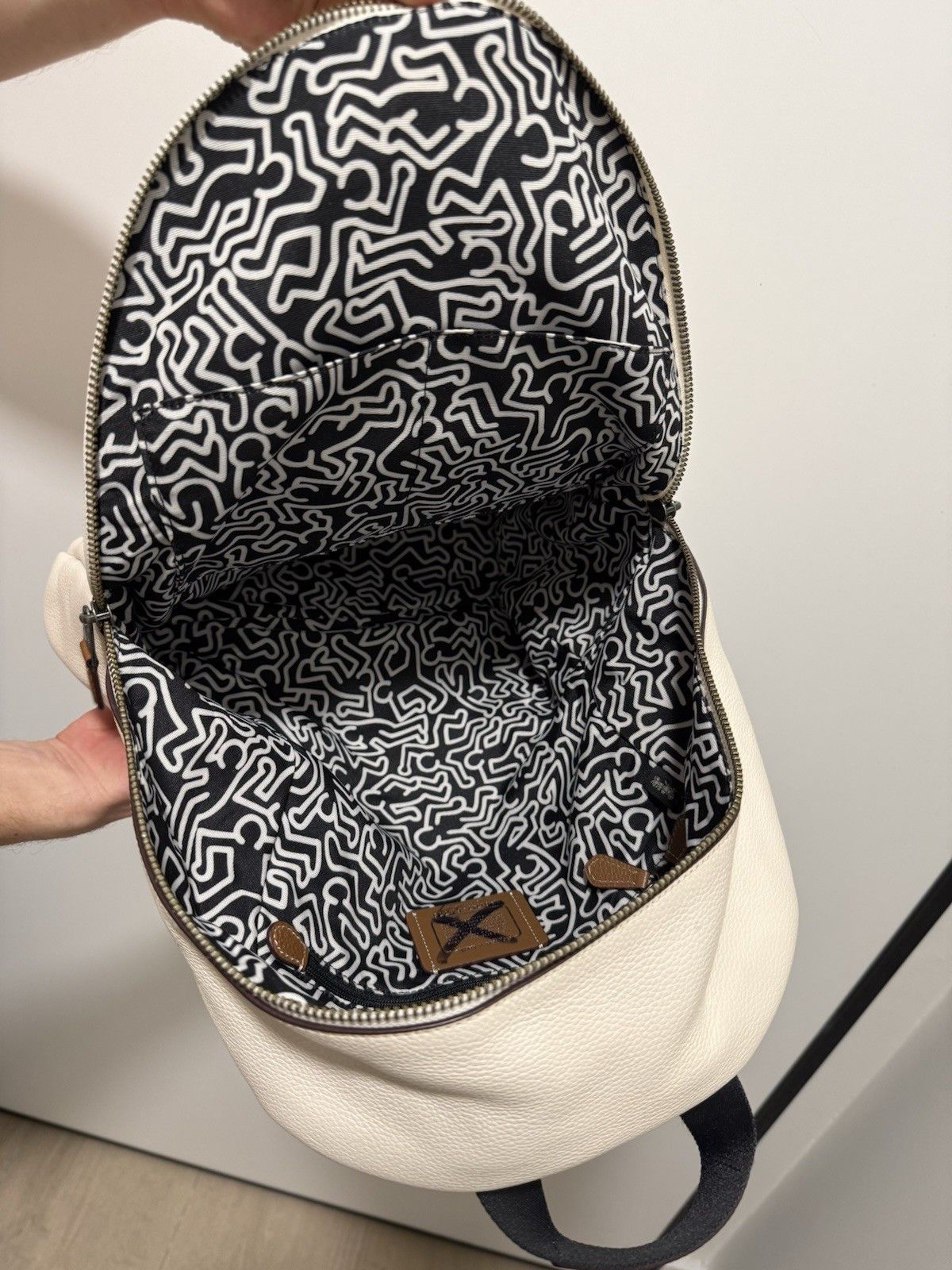 Coach × Keith Haring Coach x Keith Haring Backpack Bag Statue of Liberty Leather Size ONE SIZE - 15 Thumbnail