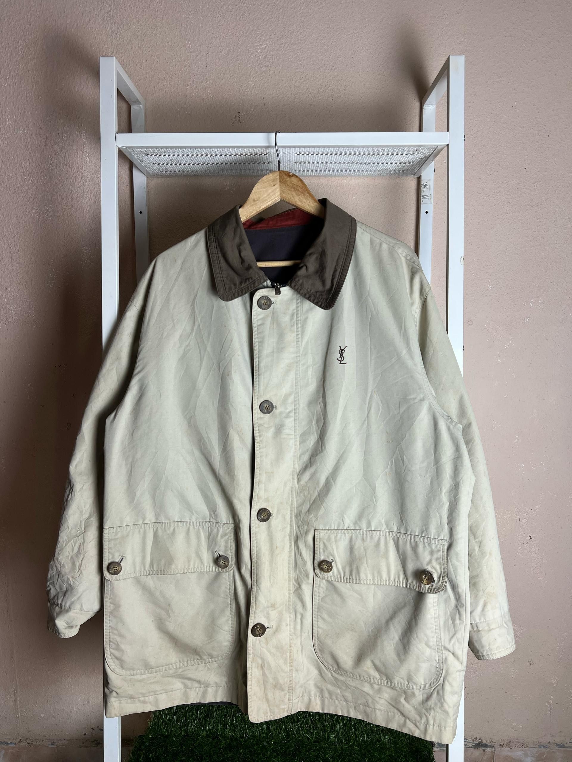 Vintage × Yves Saint Laurent Vintage YSL Reversible Jacket Size US L / EU 52-54 / 3 - 2 Thumbnail