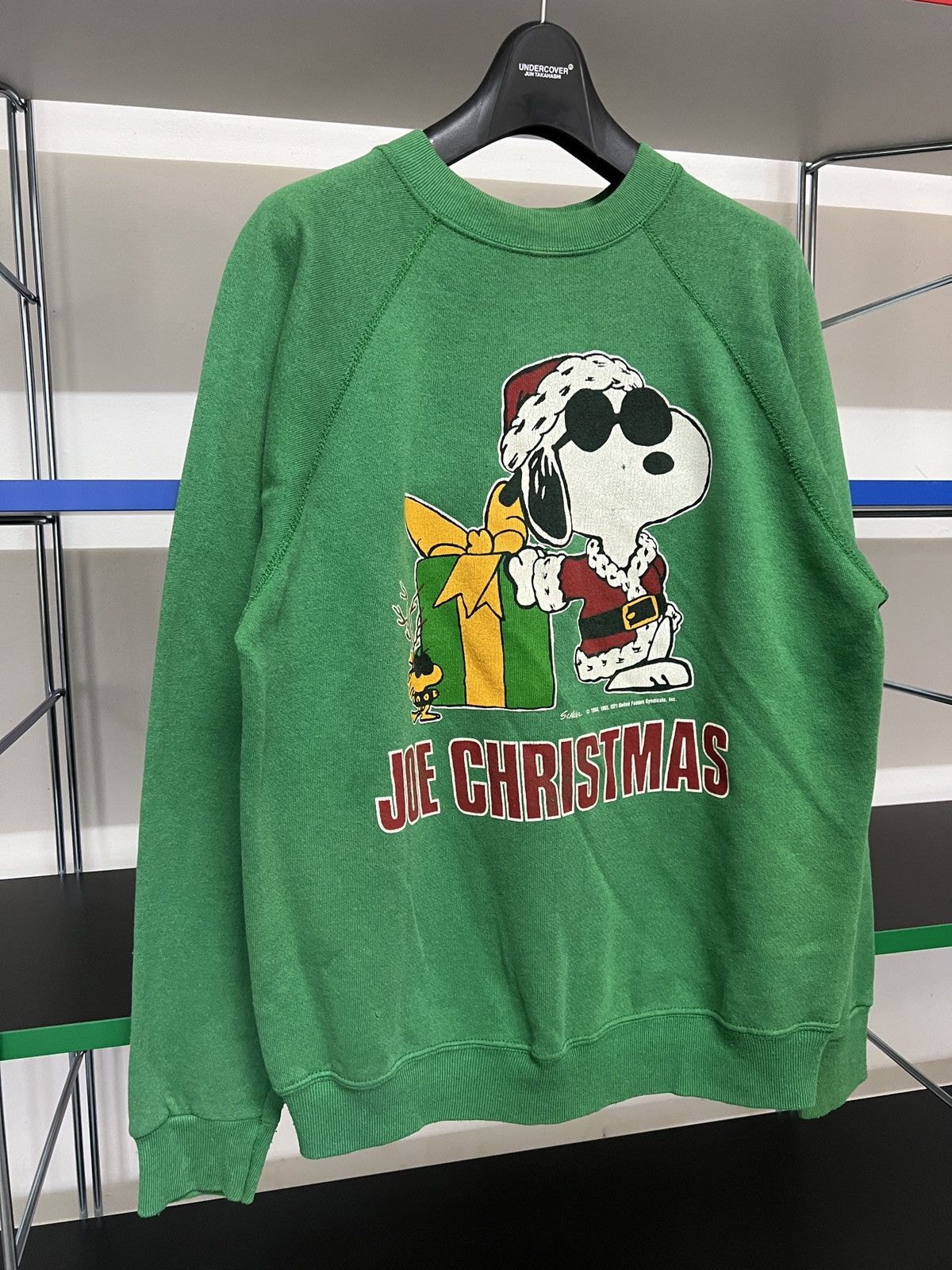 Vintage Vintage 70s Snoopy Joe Christmas Crewneck Size US M / EU 48-50 / 2 - 2 Thumbnail