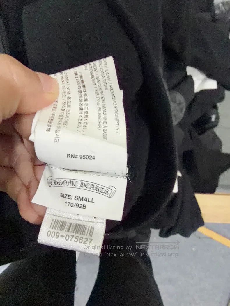 Chrome Hearts CHROME HEARTS Size S Black three-sword Sanskrit zipper hood Size US S / EU 44-46 / 1 - 4 Thumbnail