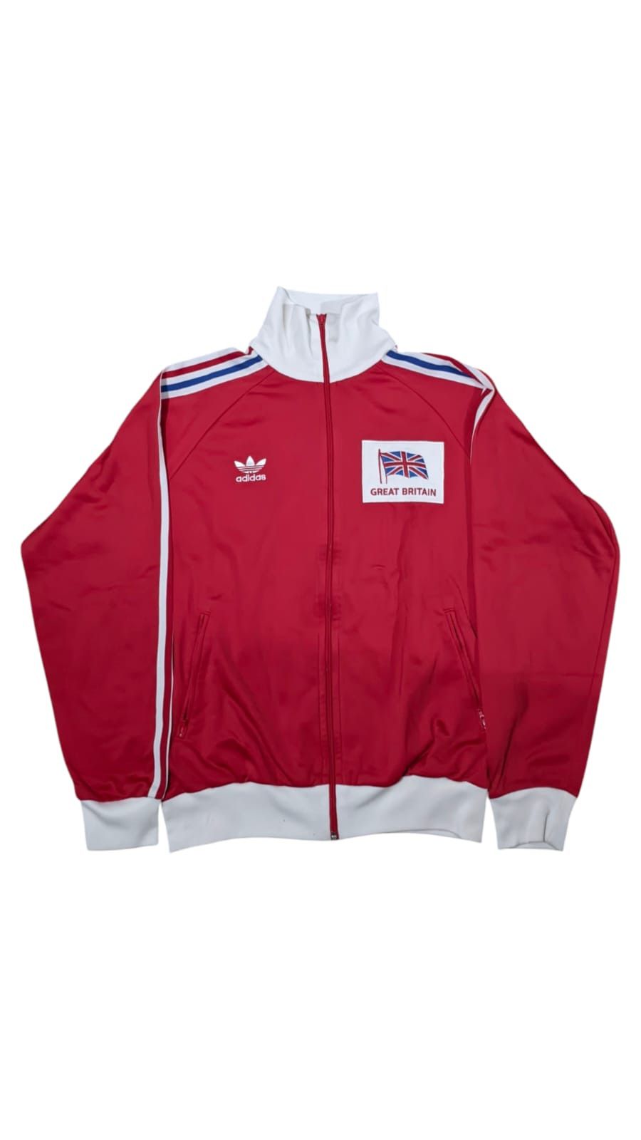 Adidas Vintage Adidas Great Britain National Country Size US L / EU 52-54 / 3 - 2 Thumbnail