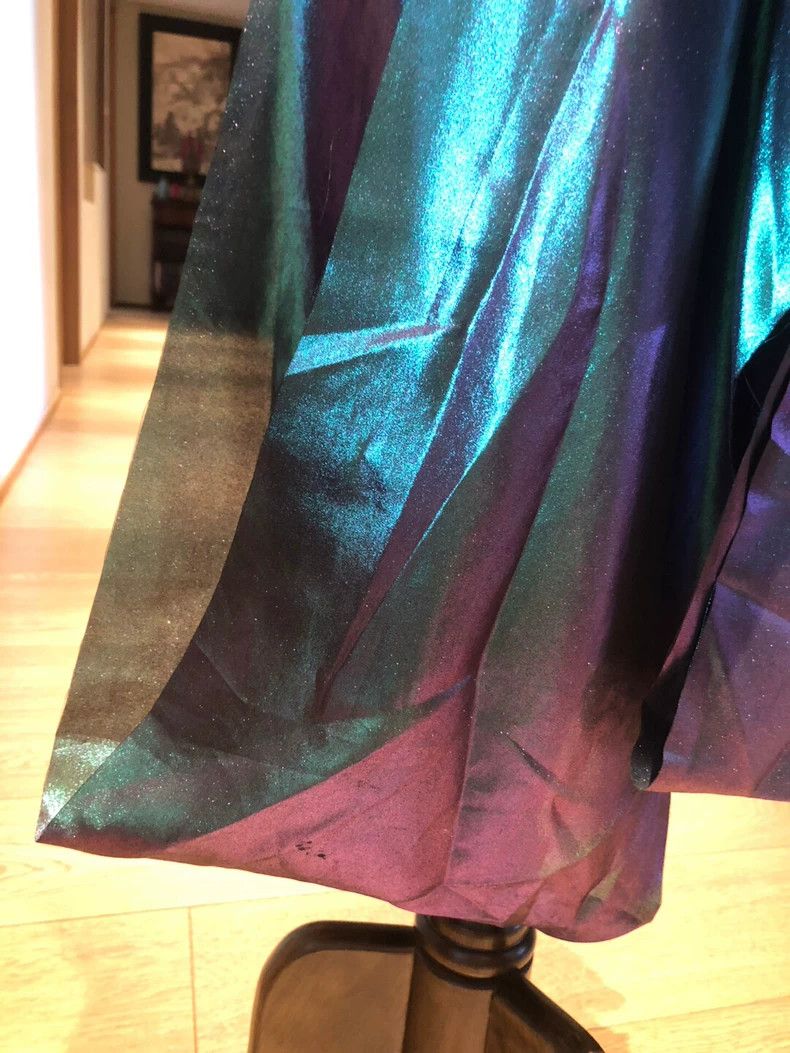 Issey Miyake Issey Miyake size:2 Blue and green main line evening dress Size M / US 6-8 / IT 42-44 - 7 Thumbnail