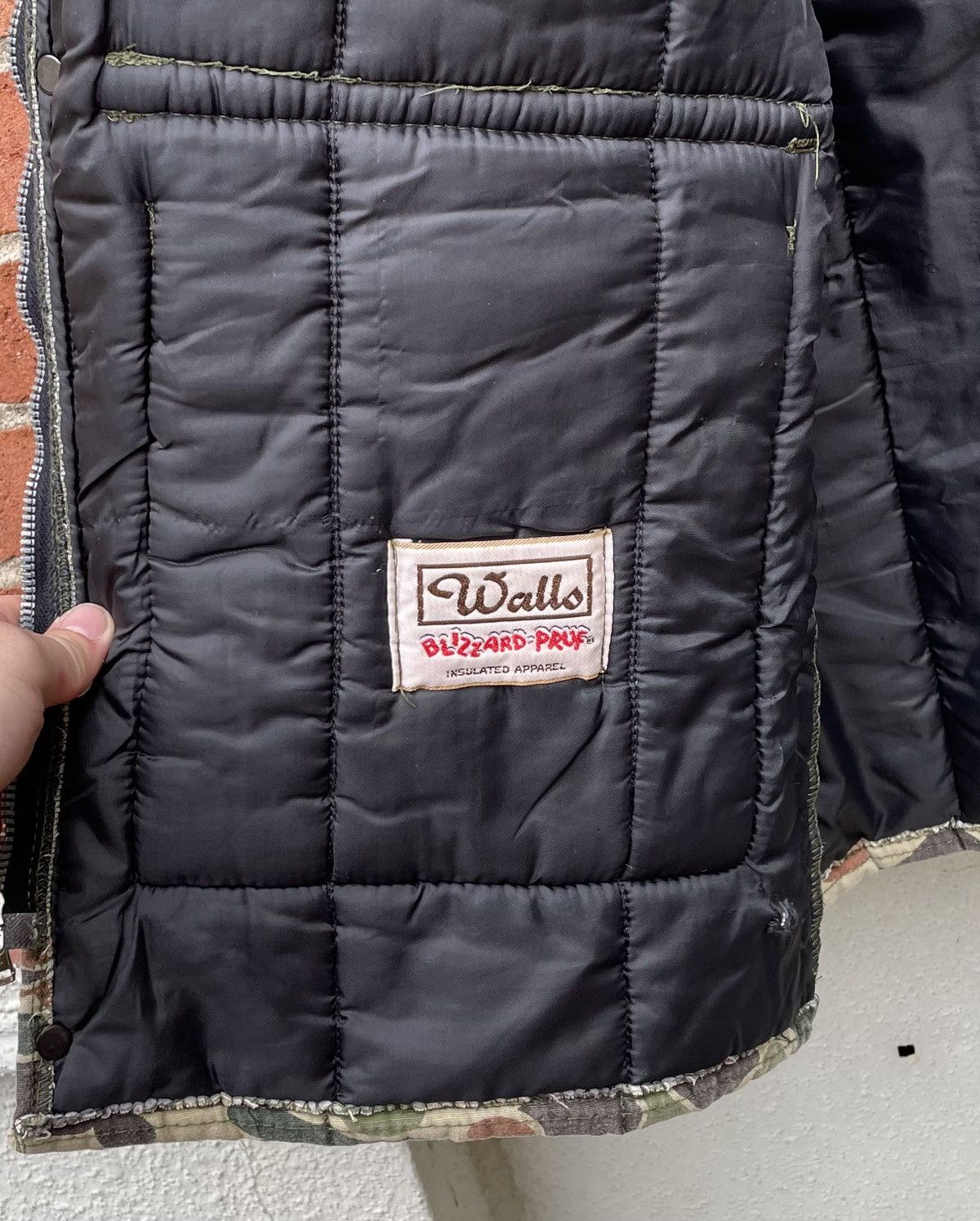 Walls Vintage 80s Walls Blizzard Pruf Insulated Camo Jacket Size US L / EU 52-54 / 3 - 4 Thumbnail