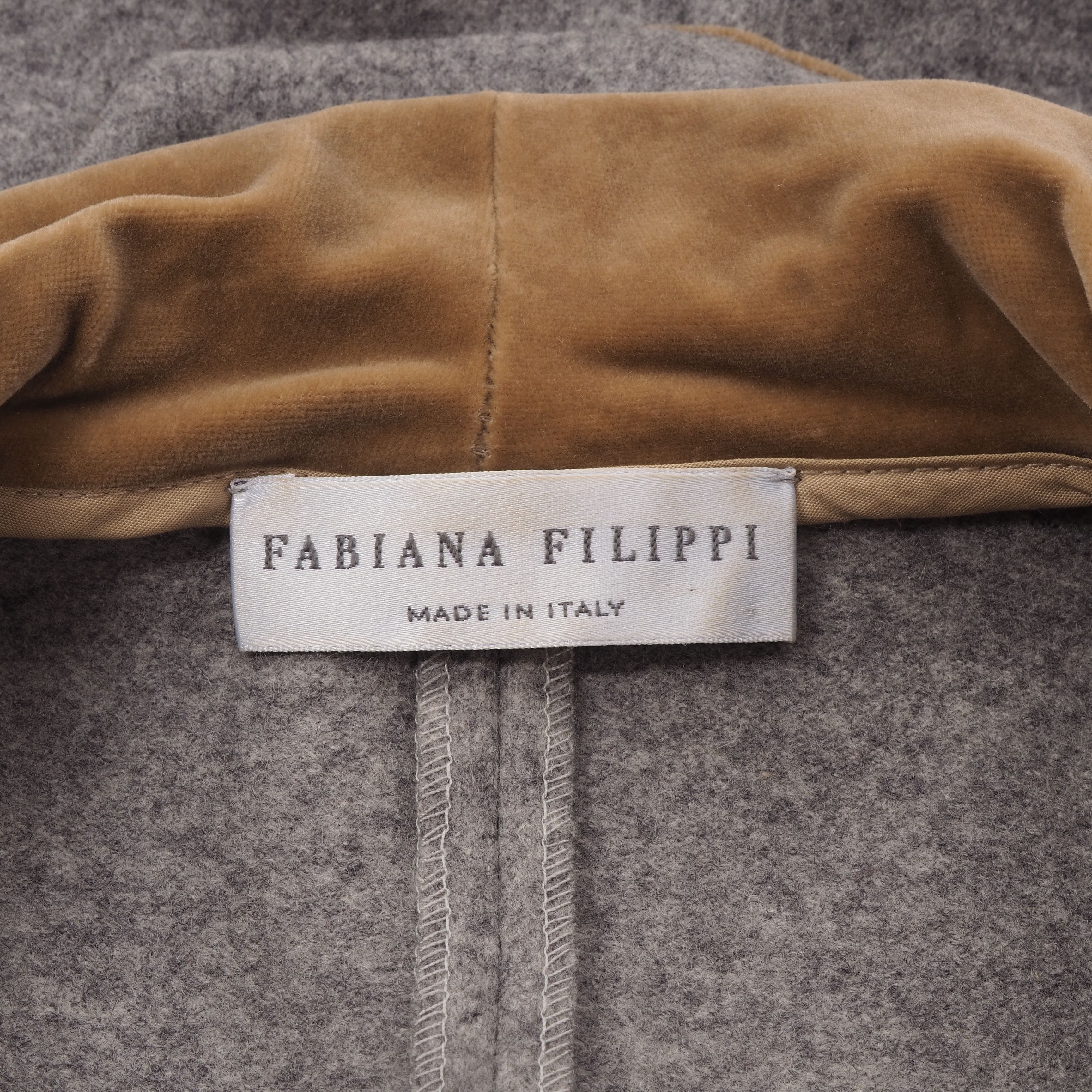 Fabiana Filippi Fabiana Filippi Women's Gray Wool Jacket Blazer Size M / US 6-8 / IT 42-44 - 4 Thumbnail