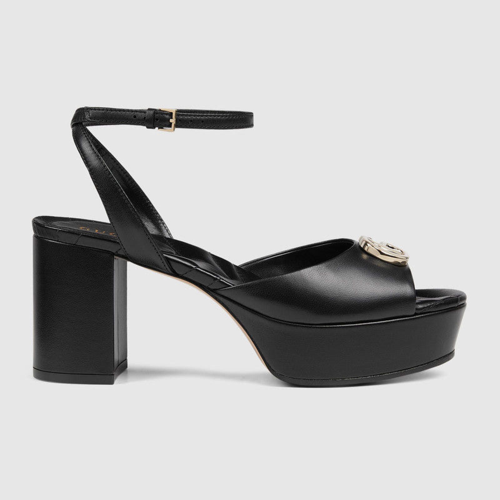 Gucci Gucci Double G Platform Sandals Size US 5 / IT 35 - 1 Thumbnail
