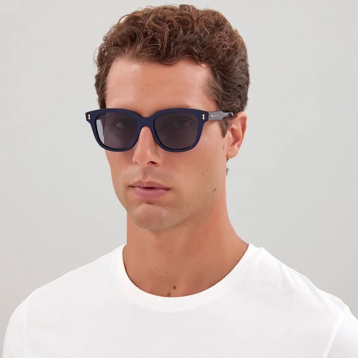 Gucci NEW Gucci Sunglasses GG1264S 002 Blue Men Authentic Size ONE SIZE - 1 Thumbnail