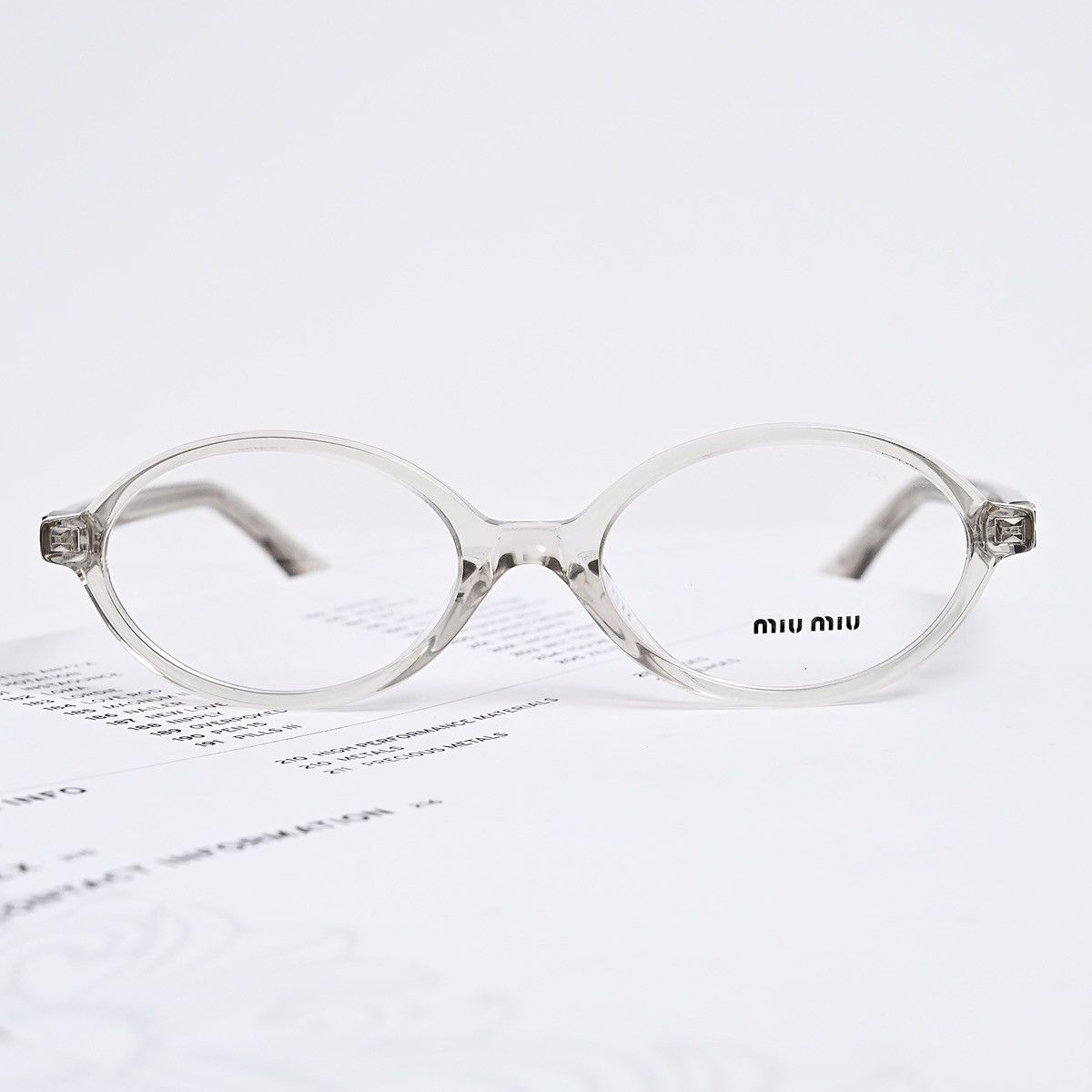 Miu Miu MIU MIU 0MU 01XV GLASSES Size ONE SIZE - 5 Thumbnail