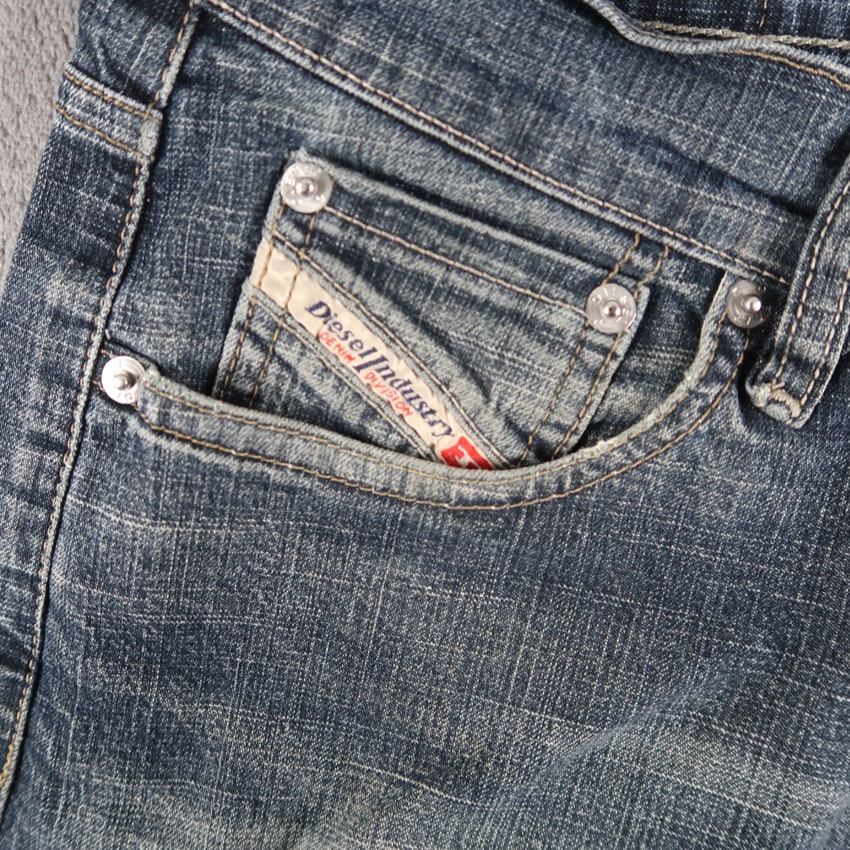 Diesel VINTAGE Diesel Kulter 2000s Jeans Men's Size 31 Blue Straight Low Rise Denim 90s Designer Size US 31 - 7 Thumbnail