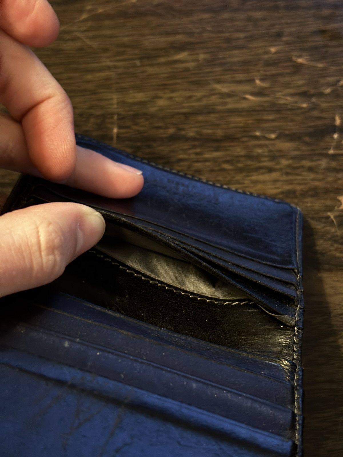 Maison Margiela Dark Grey Stitch Wallet Size ONE SIZE - 7 Thumbnail