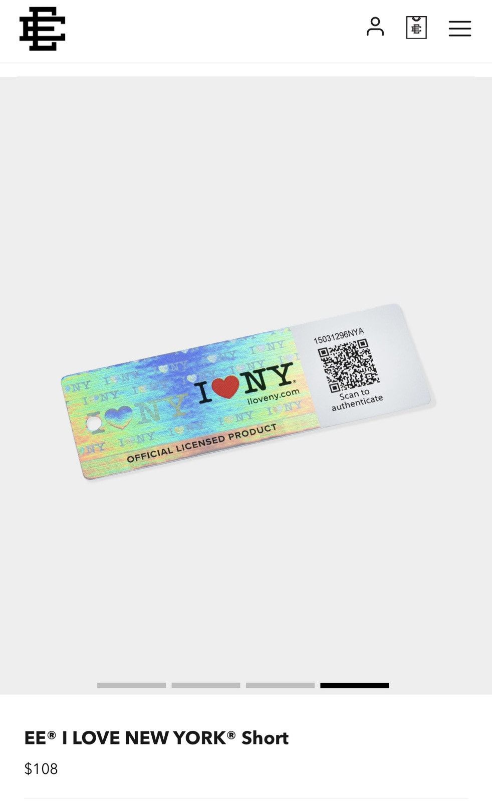 Eric Emanuel Eric Emanuel I Love New York Shorts Large Size US 34 / EU 50 - 11 Thumbnail
