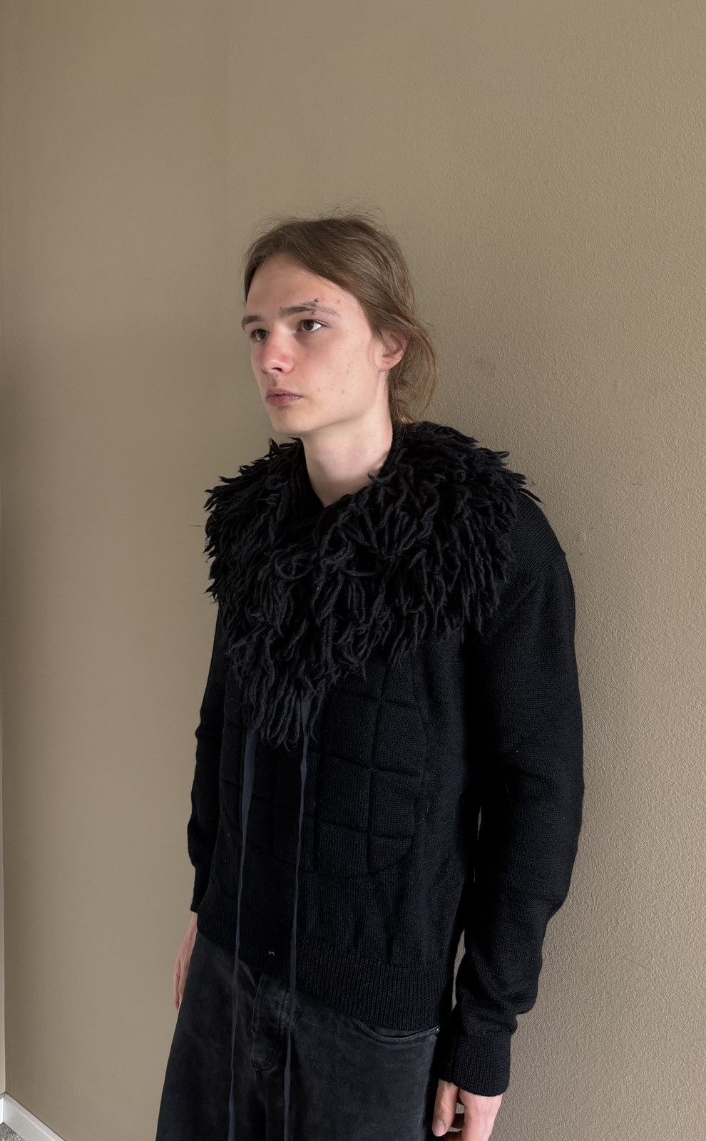 Maison Margiela Maison Martin Margiela AW2003 Alpaca Shag Chubby Scarf Size ONE SIZE - 10 Thumbnail