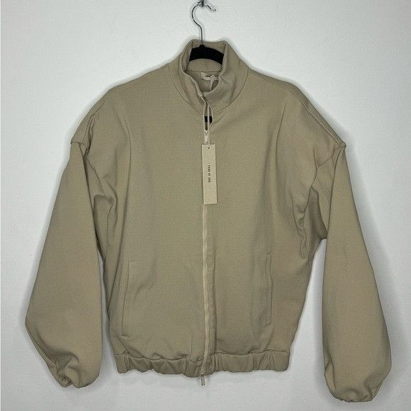 Fear of God Fear Of God Eternal Viscose Tricot Track Jacket Beige Men’s Size US S / EU 44-46 / 1 - 2 Thumbnail