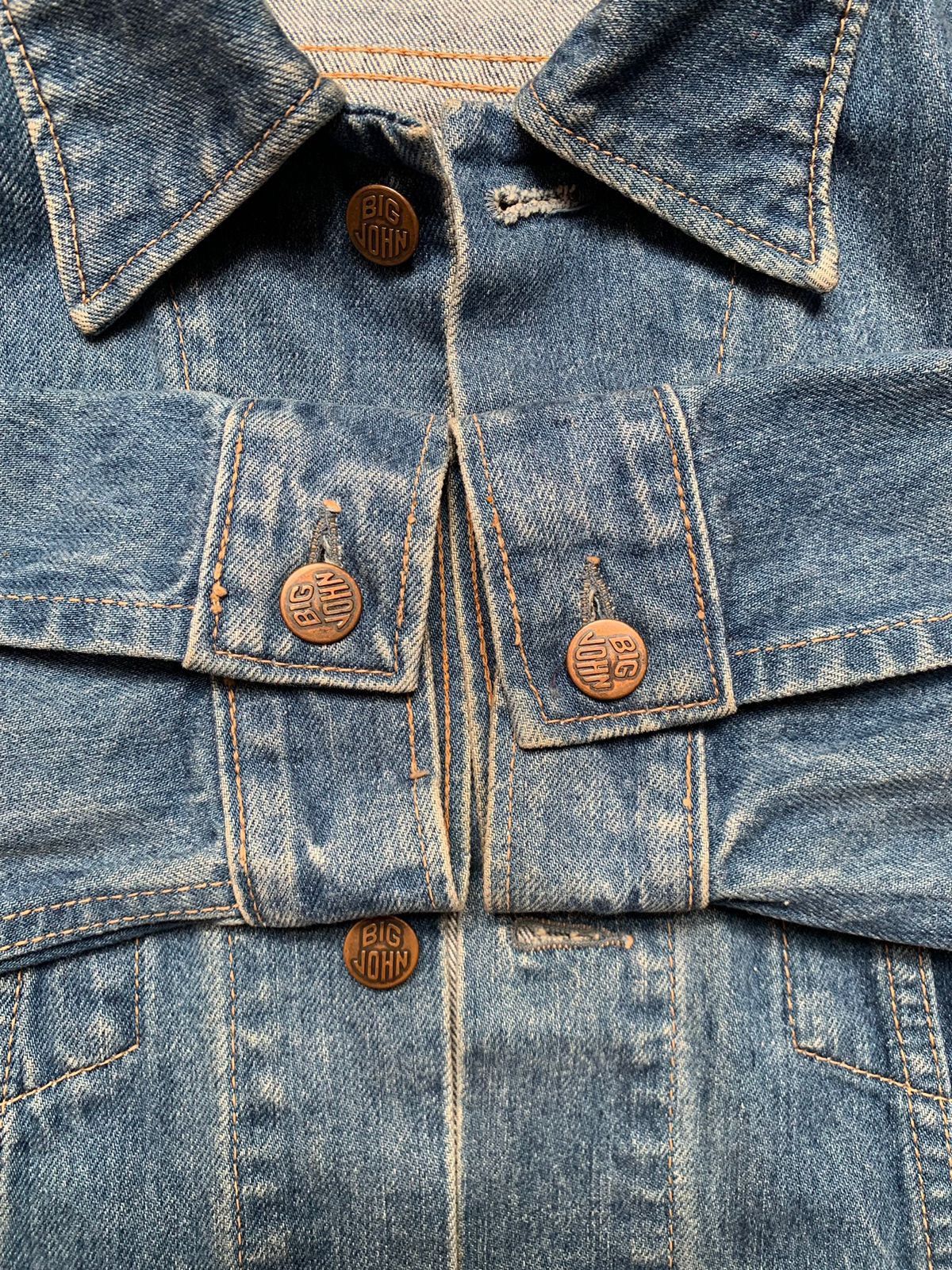 Big John × Vintage Vintage Trucker Jeans Big John Size M / US 6-8 / IT 42-44 - 4 Thumbnail