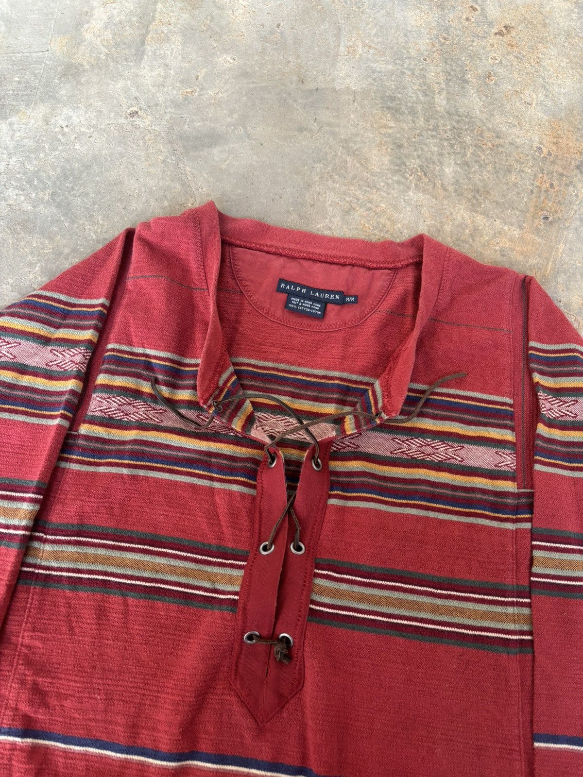 Polo Ralph Lauren Ralph Lauren Laced Stripe Longsleeve Size US M / EU 48-50 / 2 - 4 Thumbnail