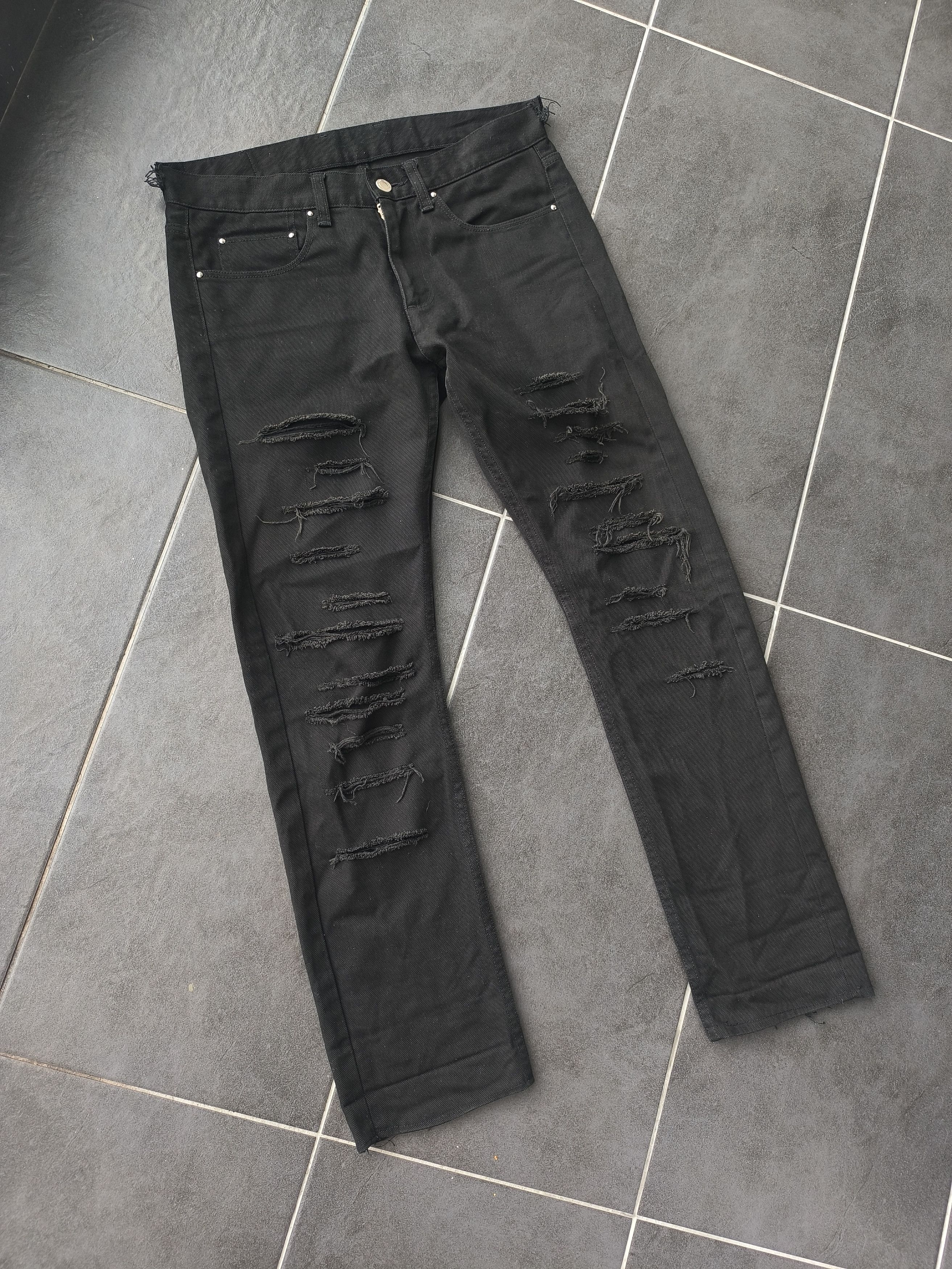 Japanese Brand × United Arrows × monkey time RIPPED MONKEY TIME JEANS Size US 32 / EU 48 - 1 Thumbnail