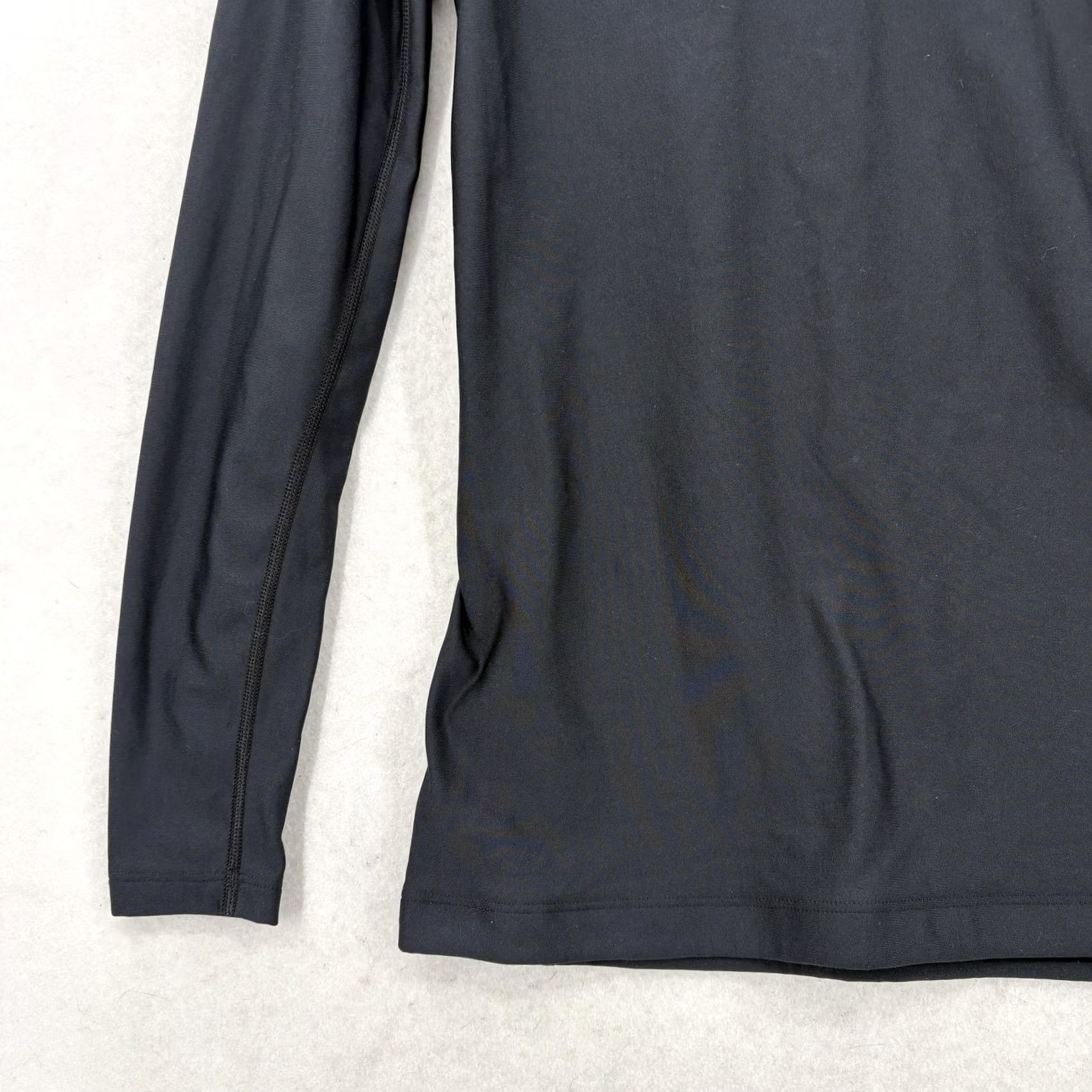 Under Armour Under Armour ColdGear Shirt Mens Large Black Long Sleeve Mock Neck Compression Athletic Activewear Size US L / EU 52-54 / 3 - 3 Thumbnail