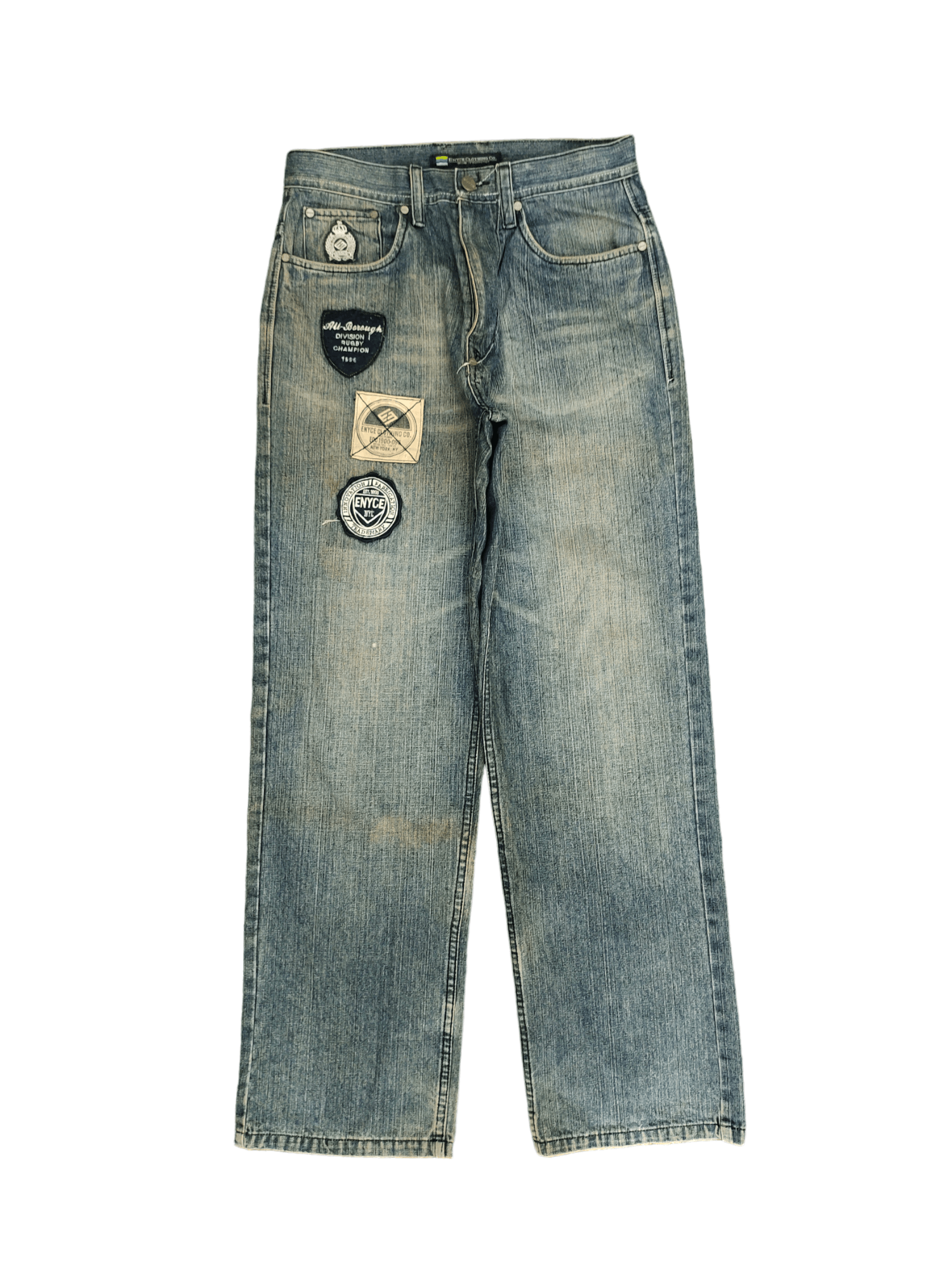 Enyce Crazy Vintage Y2k Enyce E96 Patches Jnco Style Baggy Jeans Size US 32 / EU 48 - 9 Thumbnail