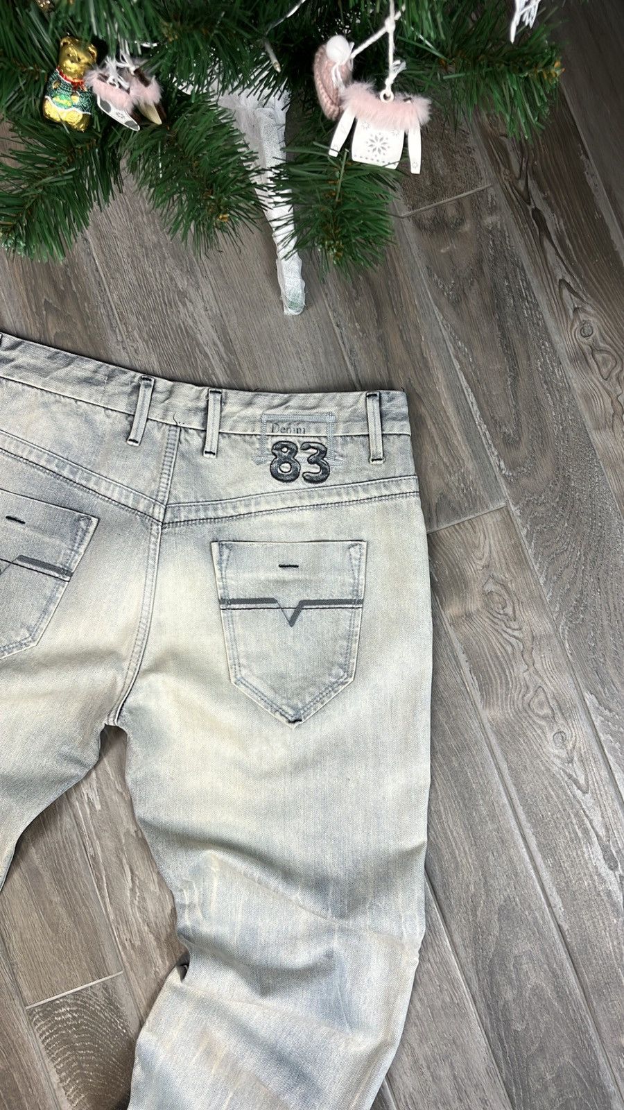 Japanese Brand × Vintage Hype Distressed Washed Jeans Dirty style Size US 34 / EU 50 - 8 Thumbnail