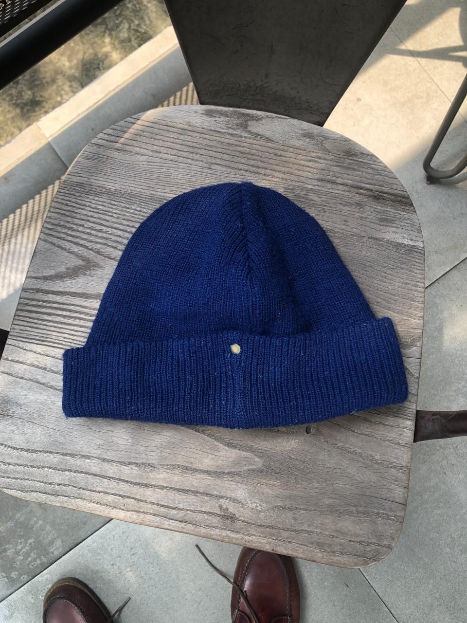 ANACHRONORM Anachronorm Decho Beanie Hat Logo B Worker Japan Made Size ONE SIZE - 2 Thumbnail